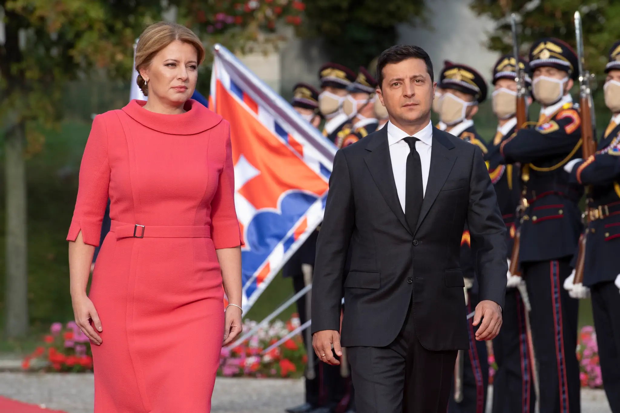 Zuzana Čaputová a Volodymyr Zelenskyj v roku 2020.
