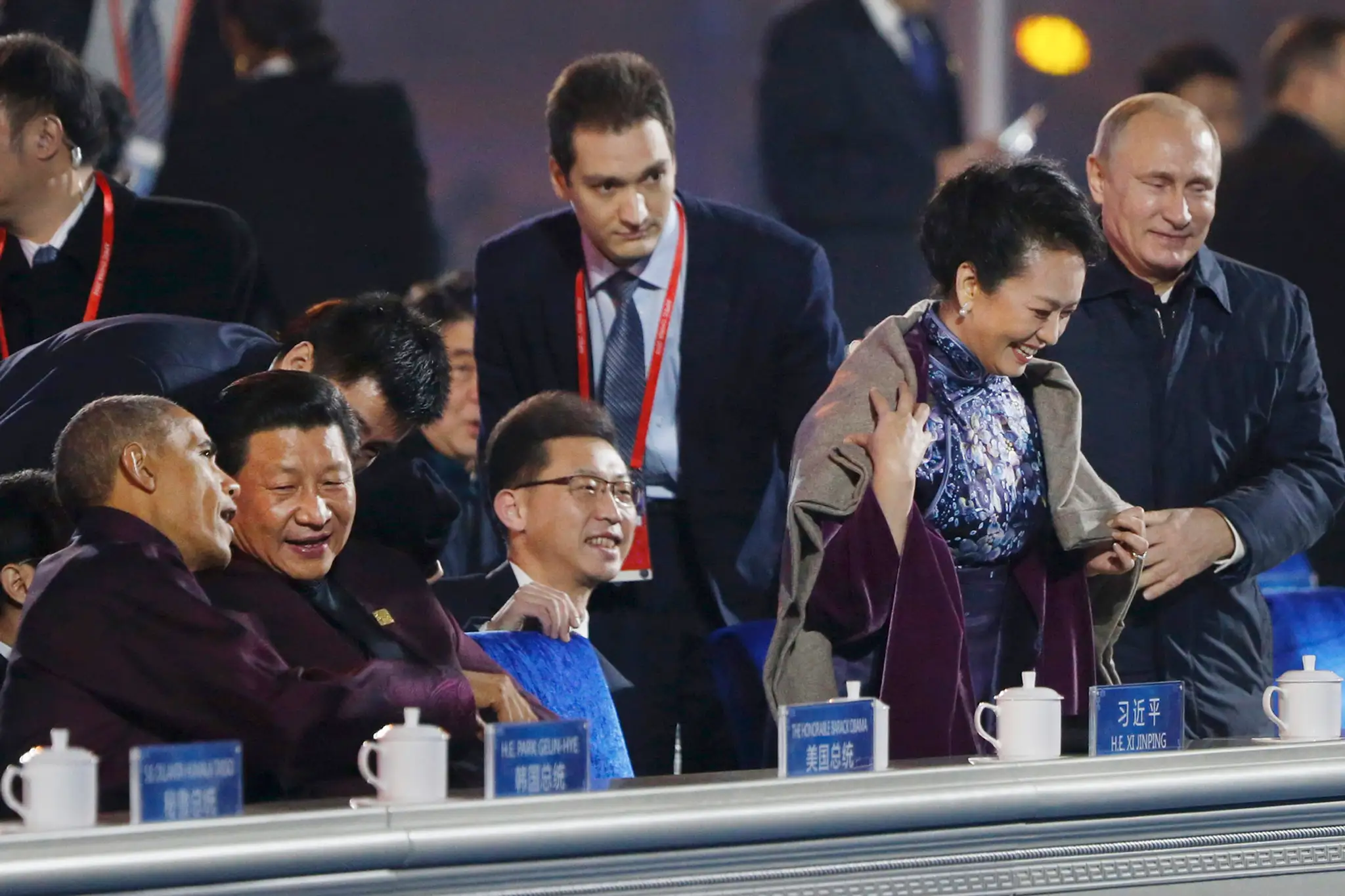 Galantné gesto ruského prezidenta Vladimira Putina na summite APEC