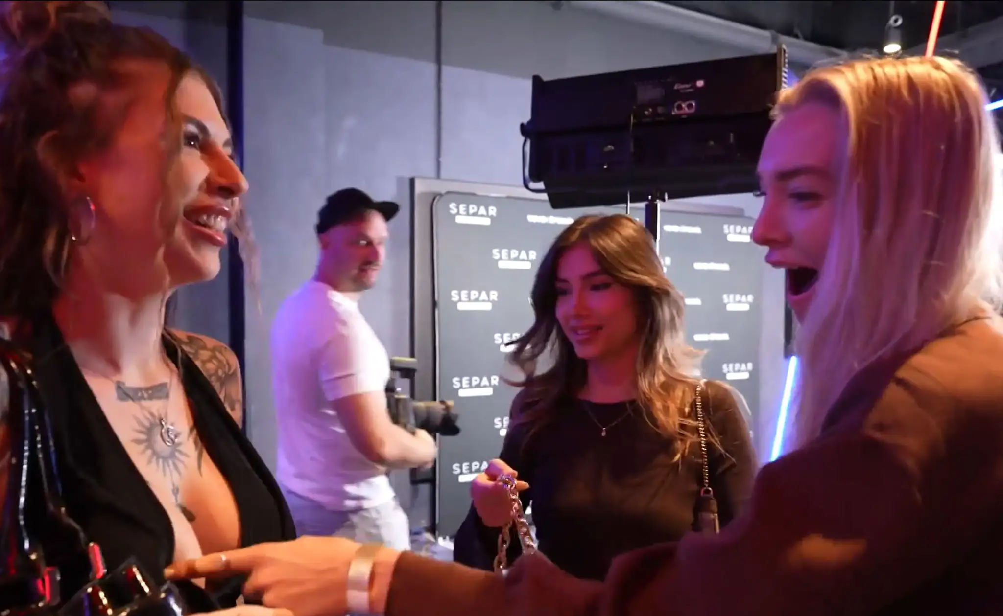 Tereza a Lucy na premiére Separa