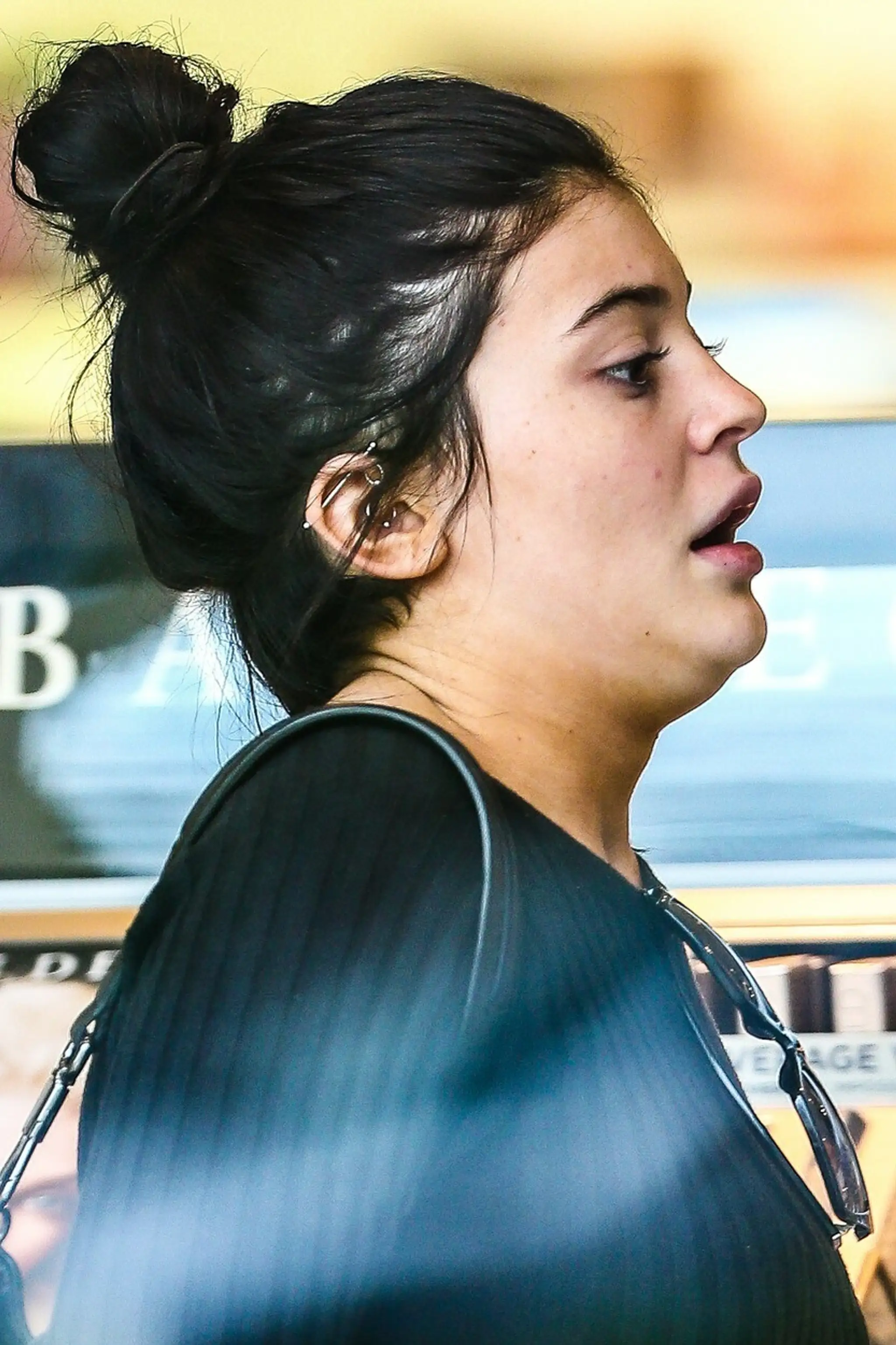 Kylie Jenner nevyretušovaná.