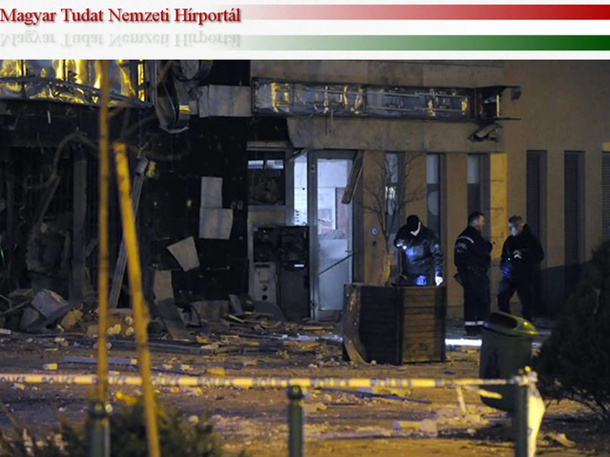 V Budapešti sa po výbuchu zrútila stena banky