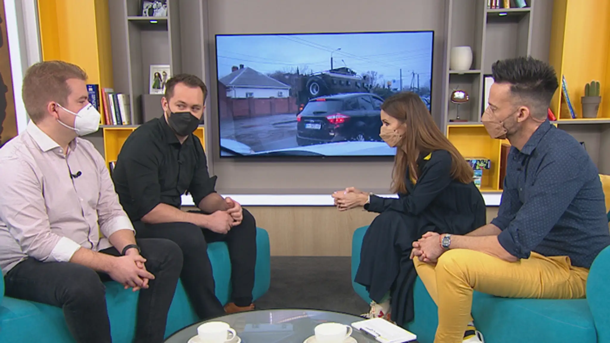 Rozhovor Viktora a Mateja v Teleráne