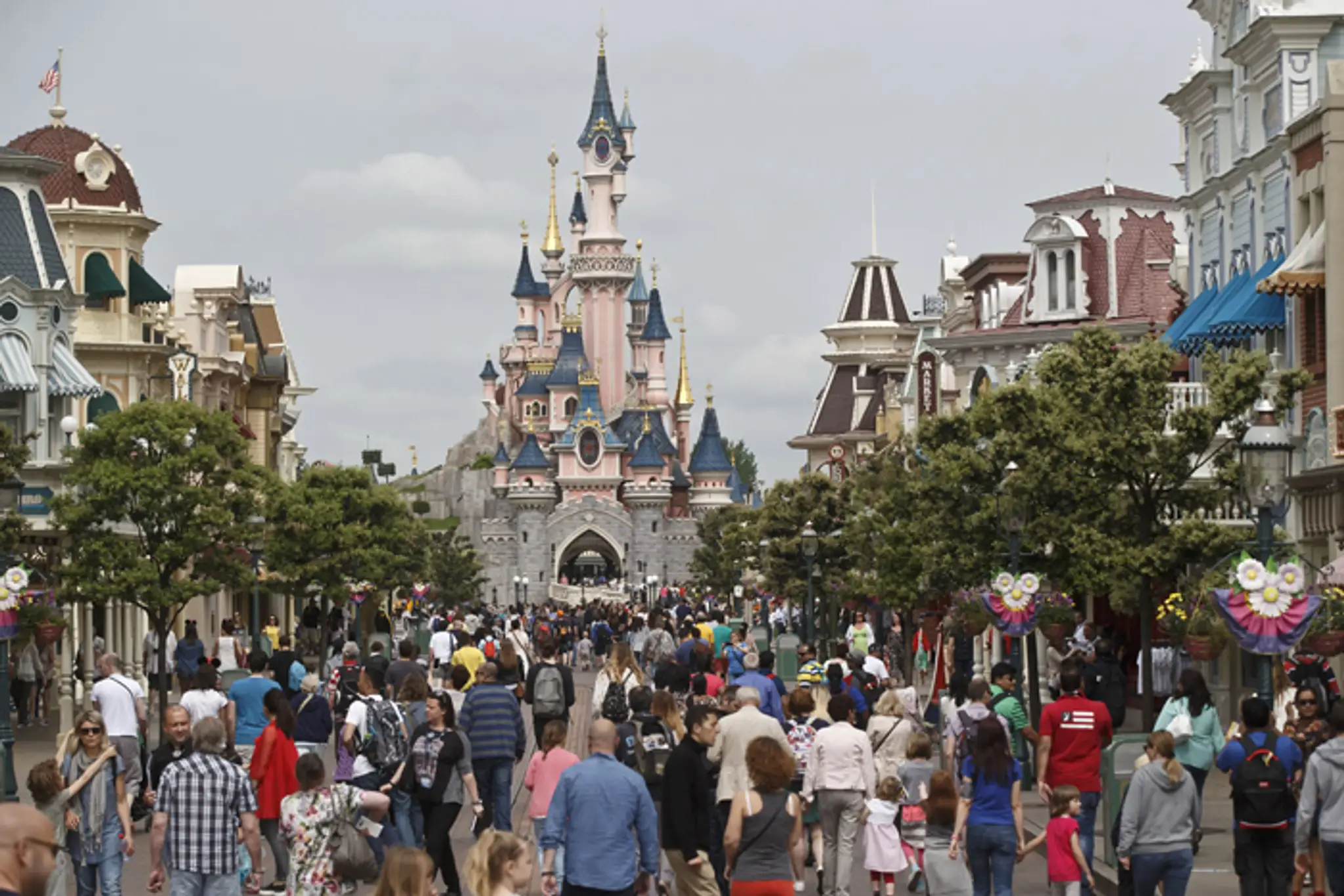 Disneyland na archívnej snímke.