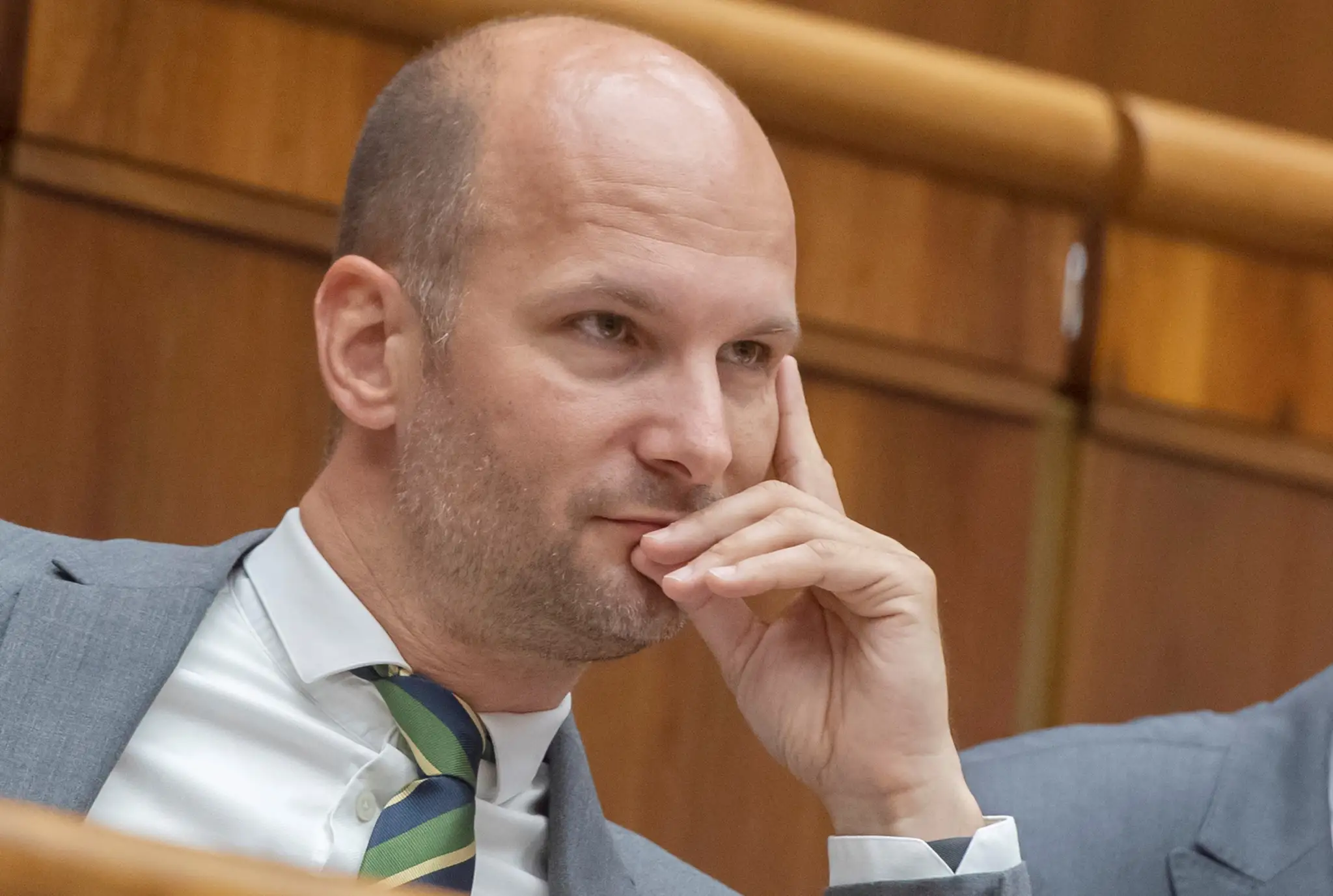 Na snímke podpredseda parlamentu SR Gábor Grendel  (OĽaNO).