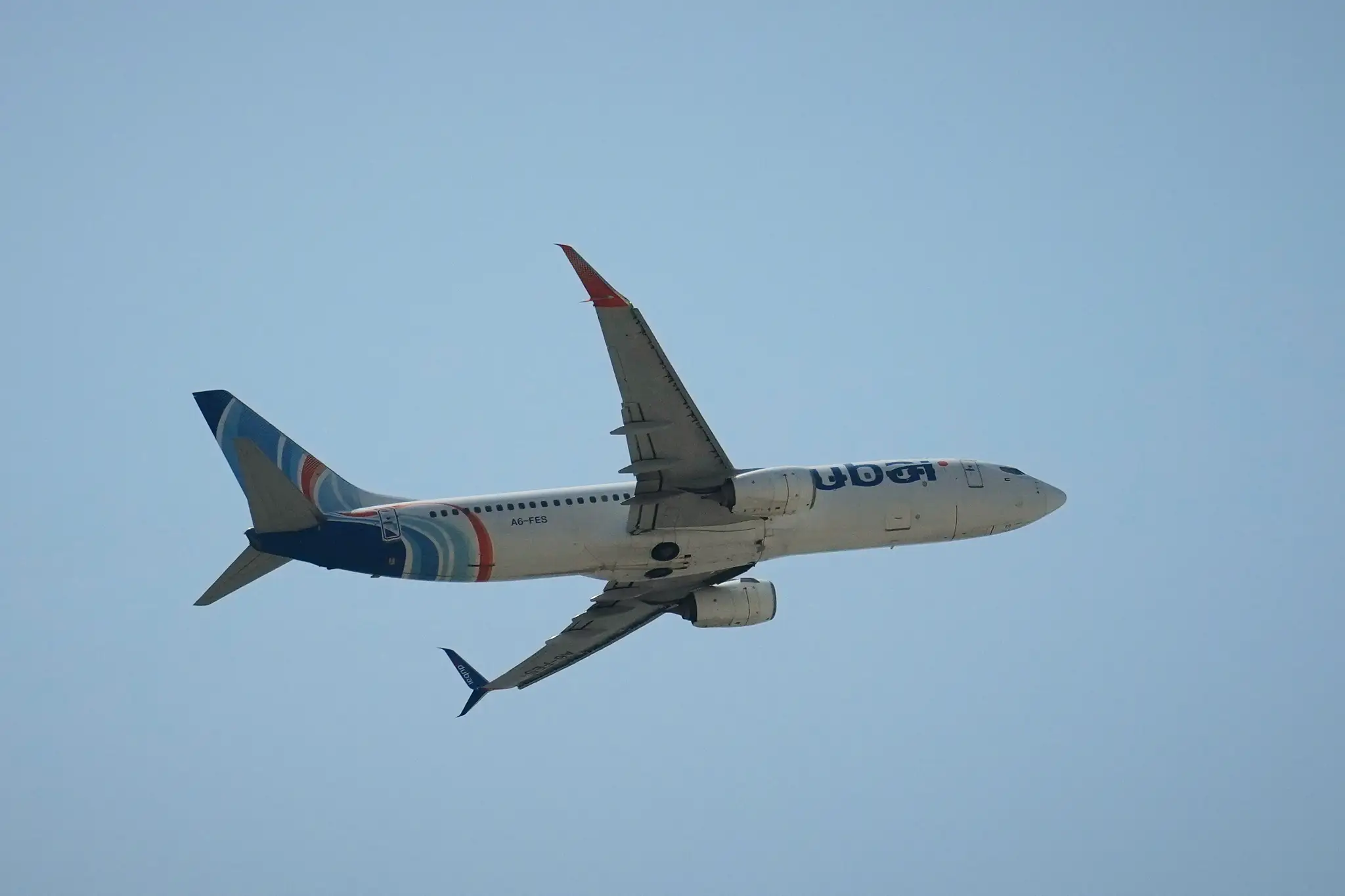 Stroj spoločnosti Flydubai.