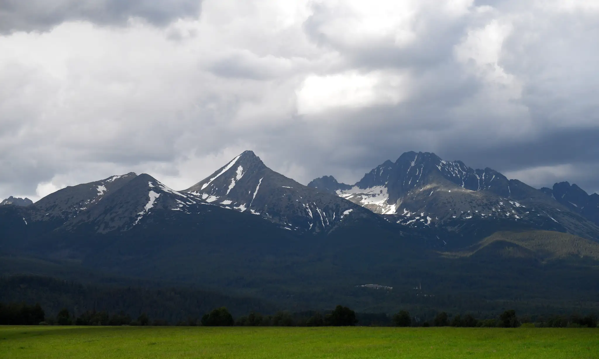 Pohľad na Vysoké Tatry