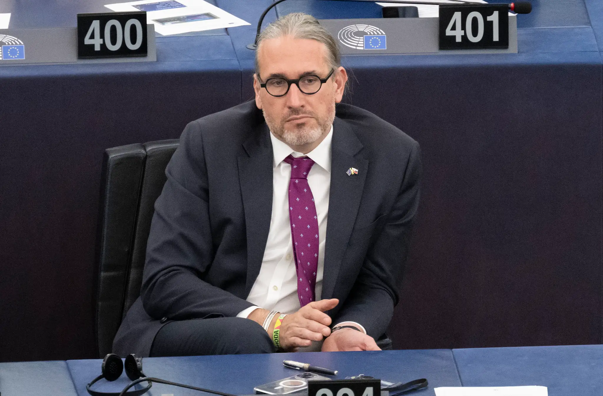 Martin Hojsík počas ustanovujúcej plenárnej schôdze Európskeho parlamentu
