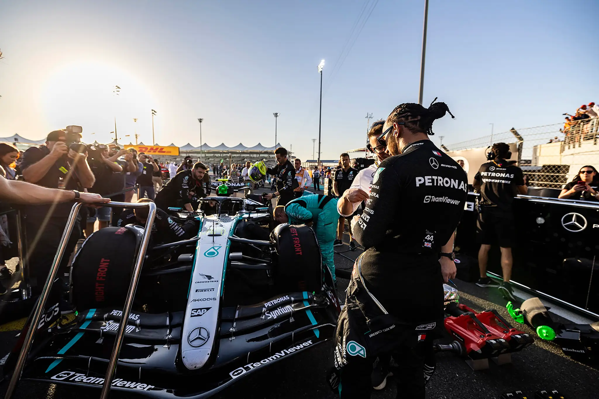 Brit Lewis Hamilton jazdil ešte v službách Mercedesu.