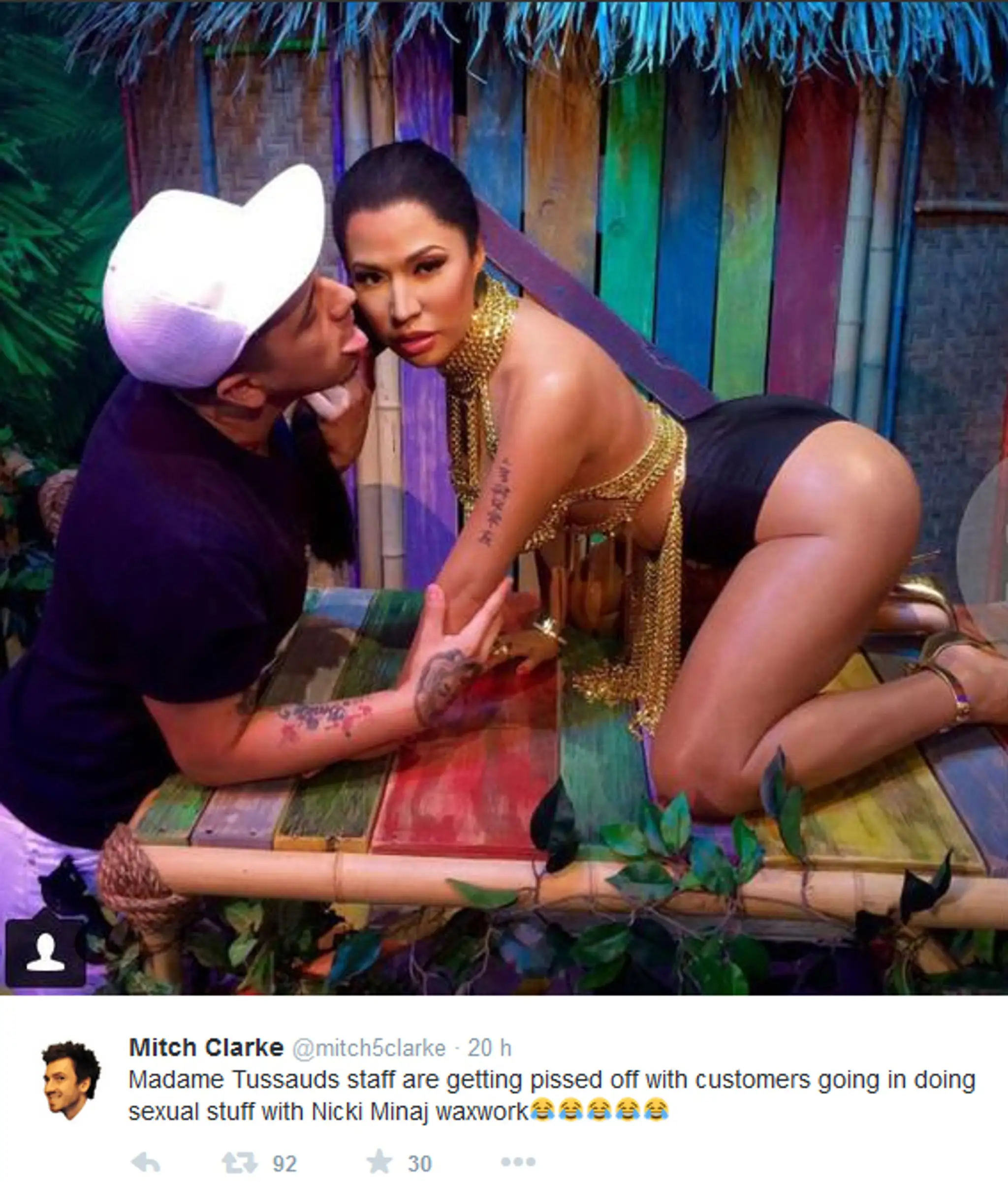Nicki Minaj v Madame Tussauds.