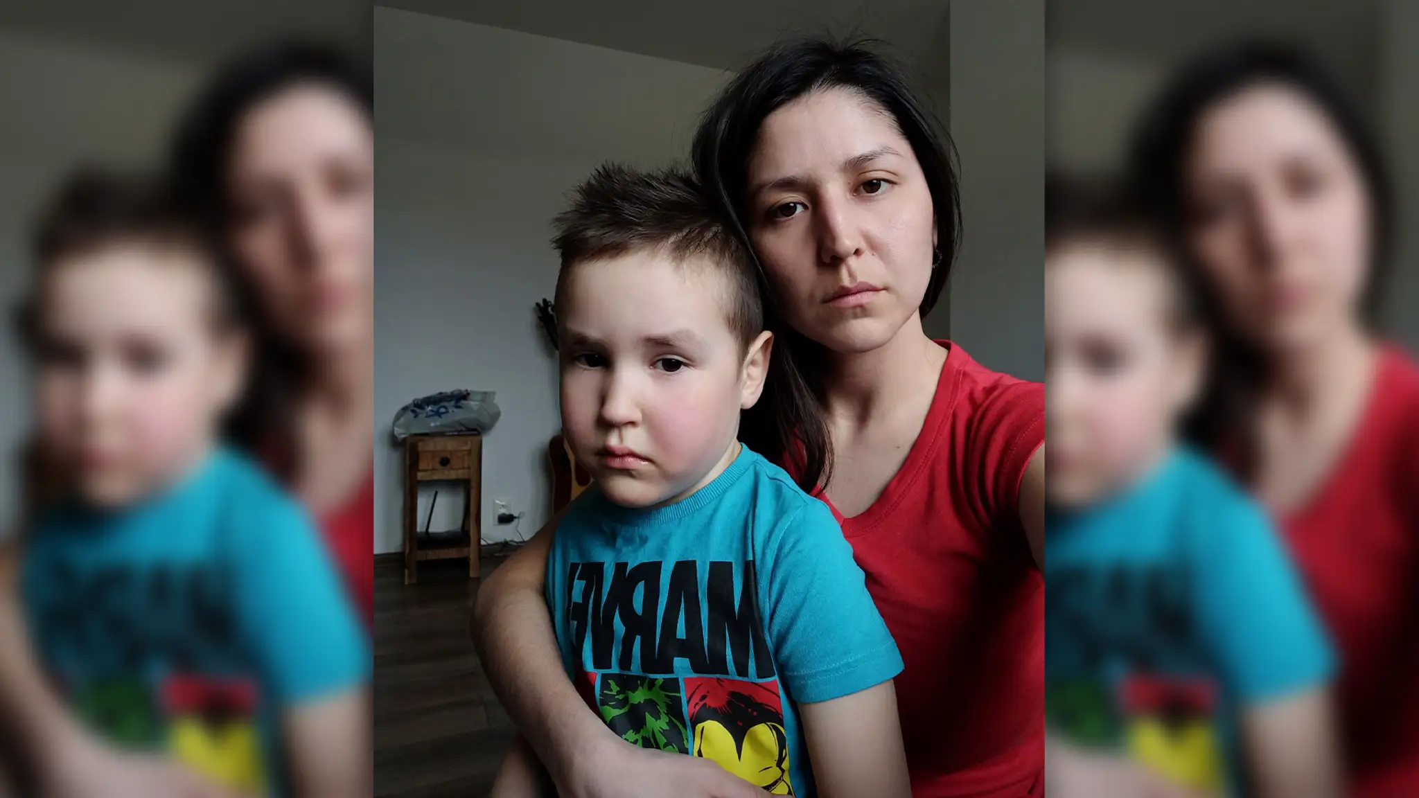Albína so synom Erikom