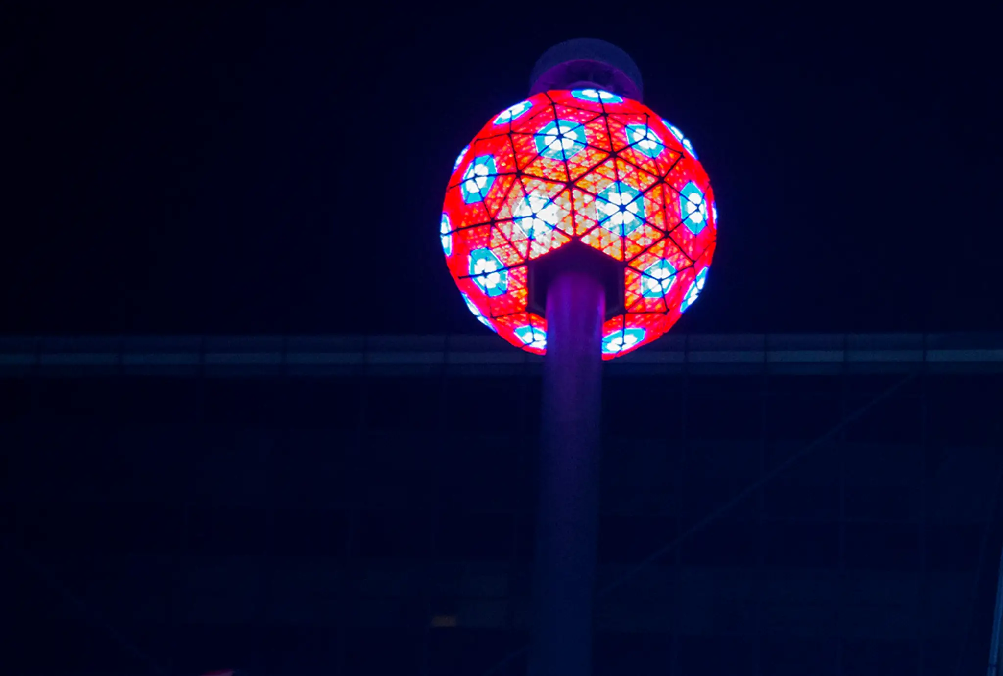 Silvester a Nový rok 2015 v New Yorku.