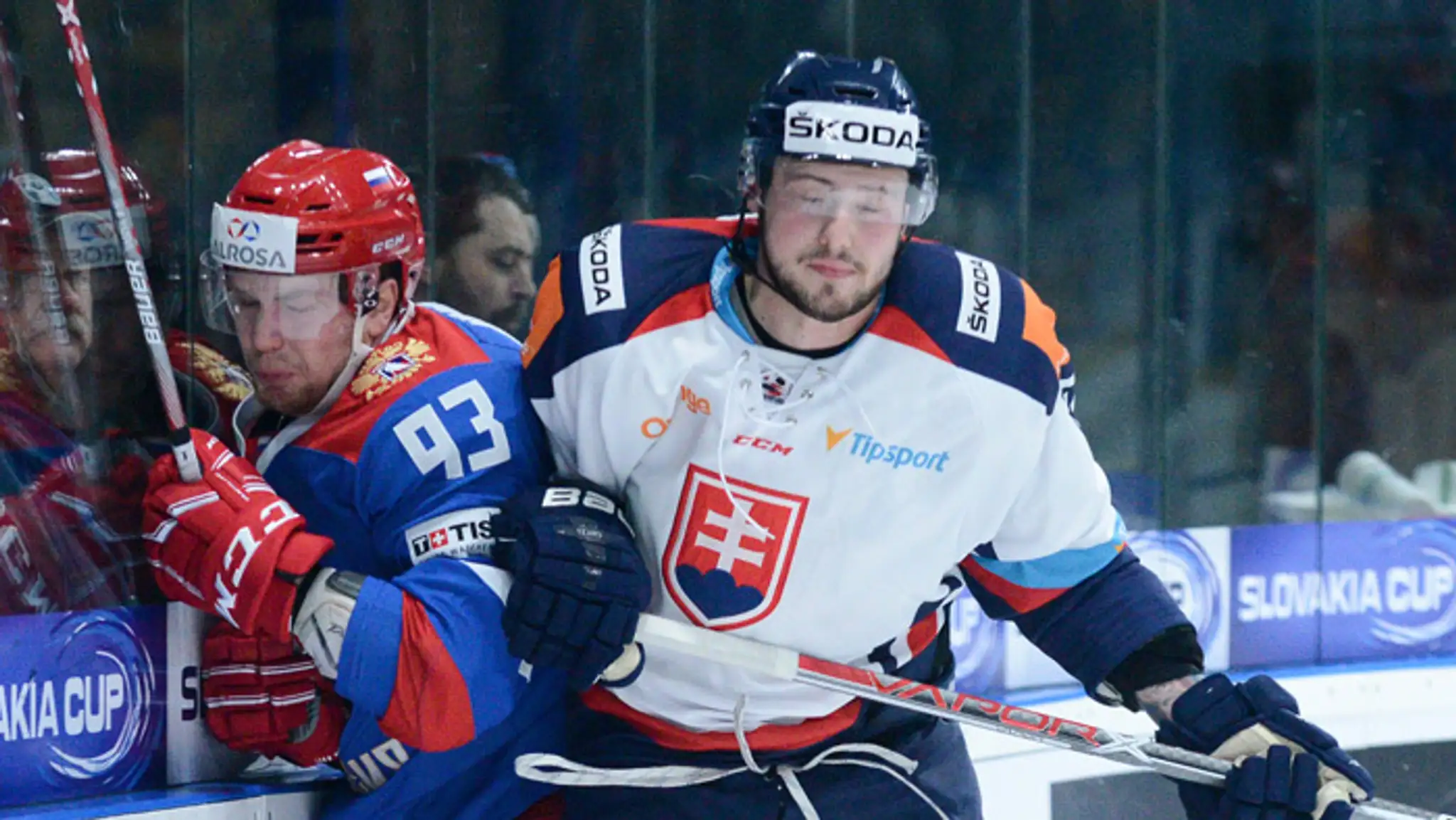 Alexej Vasilevskij z Ruska (vľavo) a Marek Tvrdoň na archívne snímke.