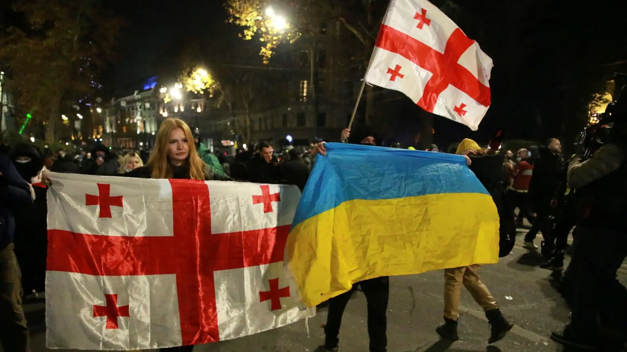 Protesty v Gruzínsku