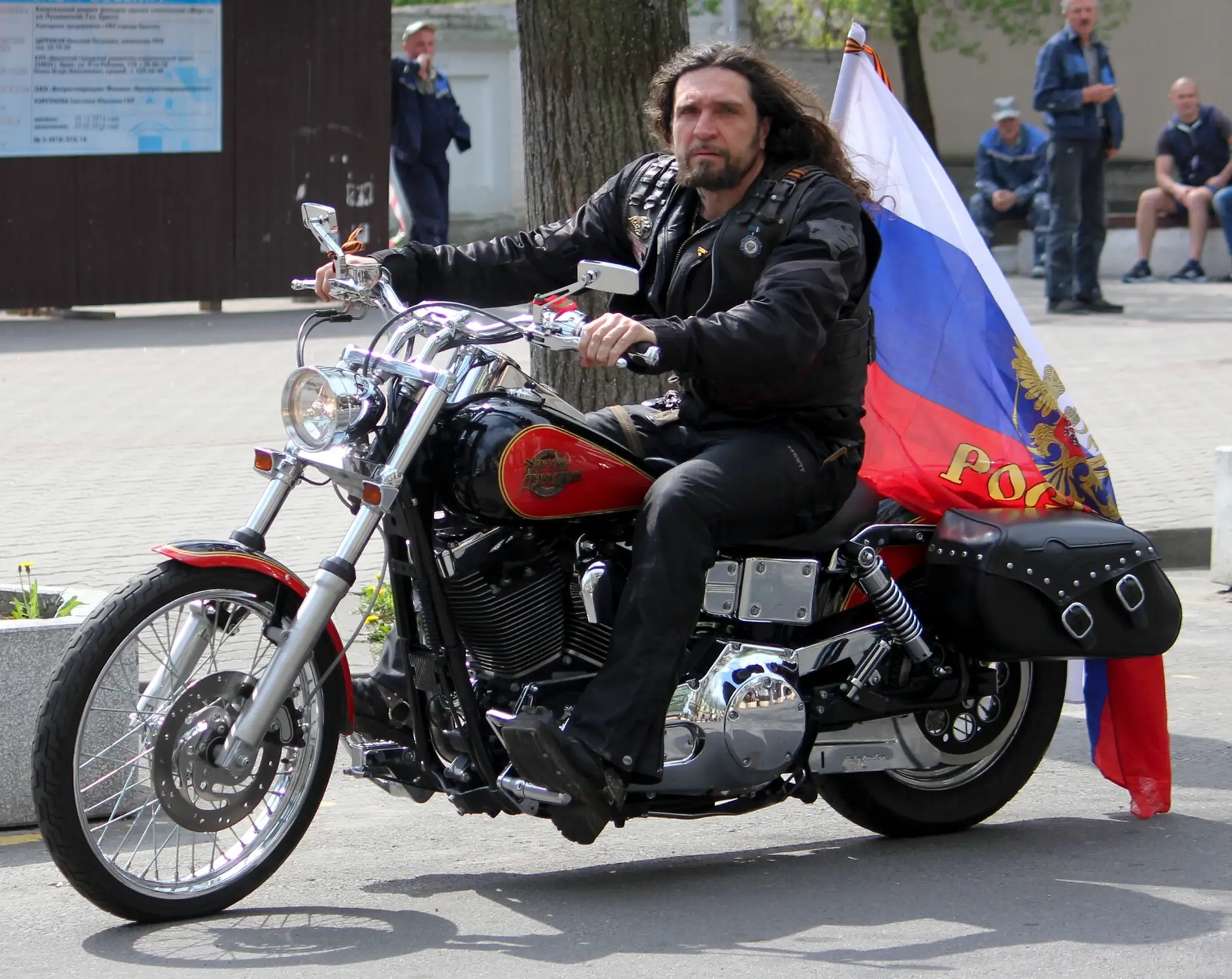 Vodca ruského motorkárskeho klubu Noční vlci Alexander Zaldostanov