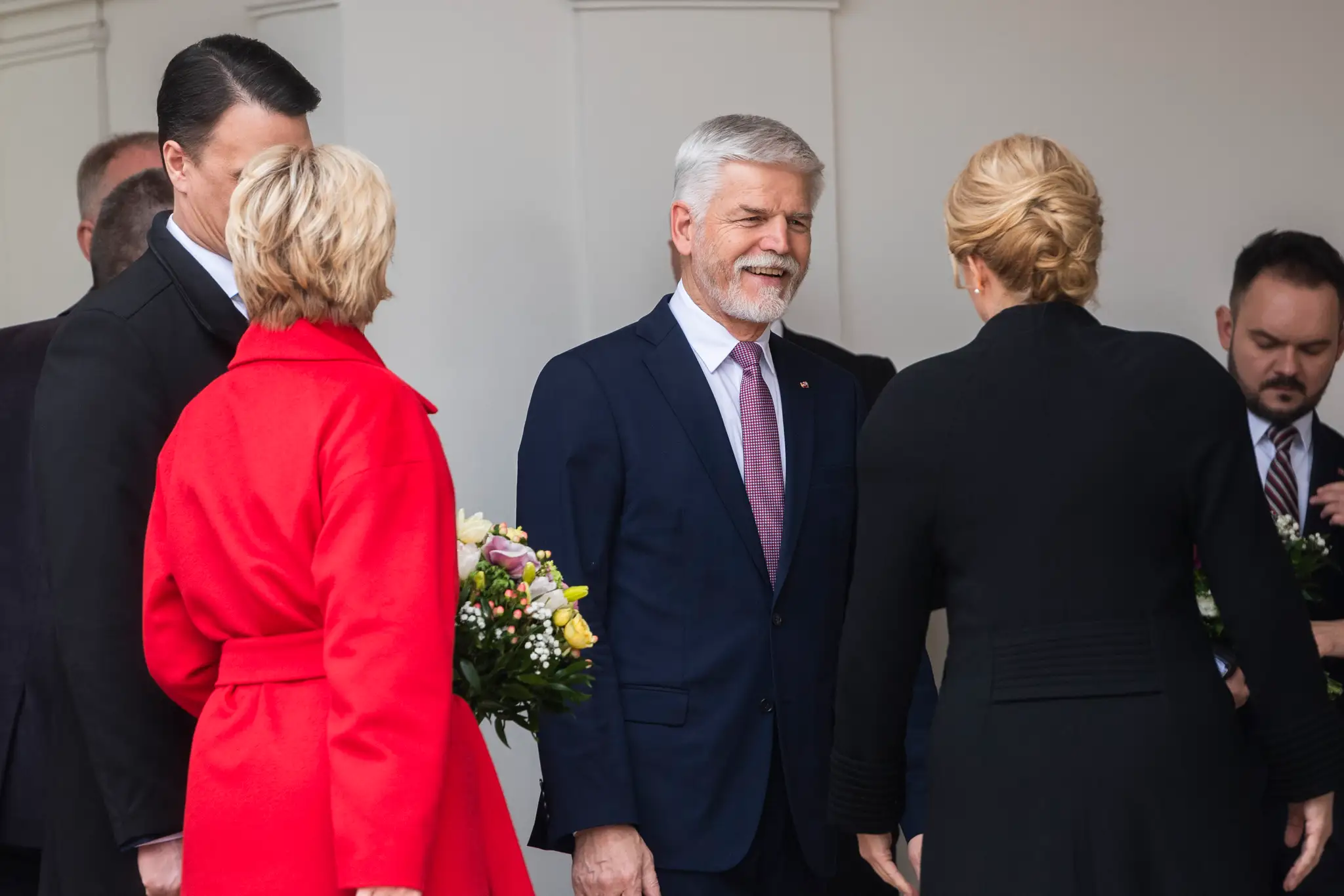 Nový český prezident Petr Pavel na návšteve Slovenska.