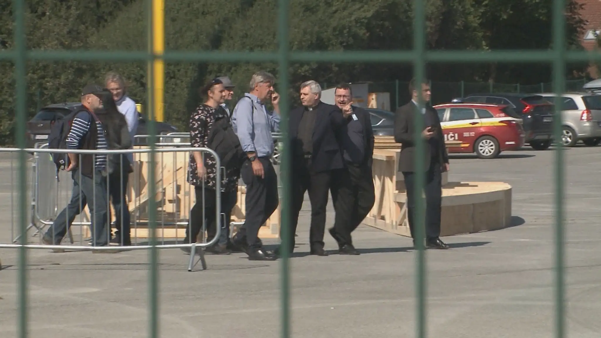 Inšpekcia delegácie z Vatikánu.