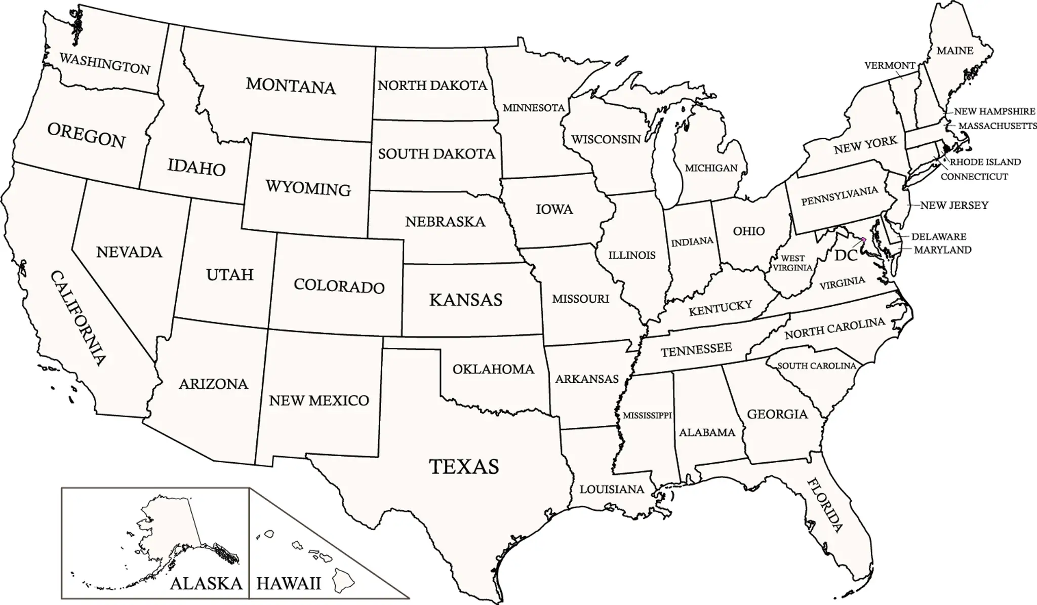 Mapa USA