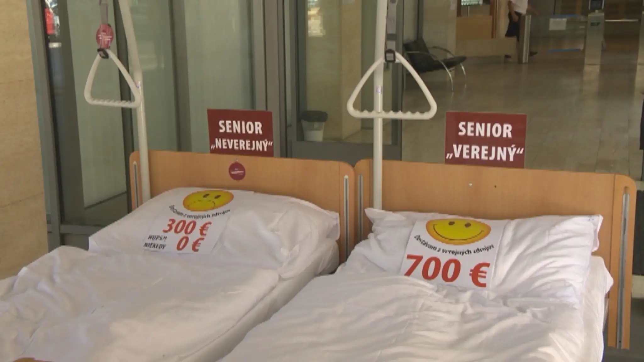Rozdiel medzi seniormi v nemocniciach