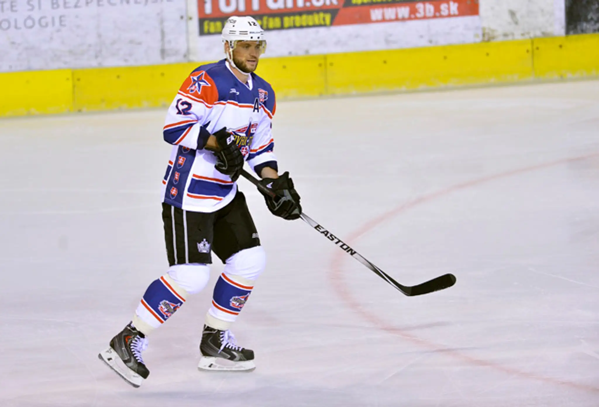 Marián Gáborík (Slovak Stars) počas 2. exhibičného hokejového zápasu na počesť Pavla Demitru proti St. Louis Blues Alumni