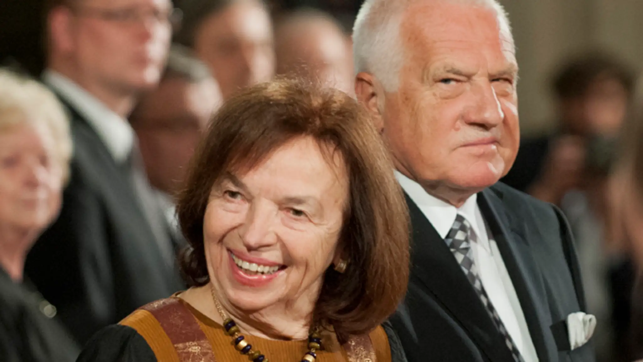 Lívia a Václav Klausovci.
