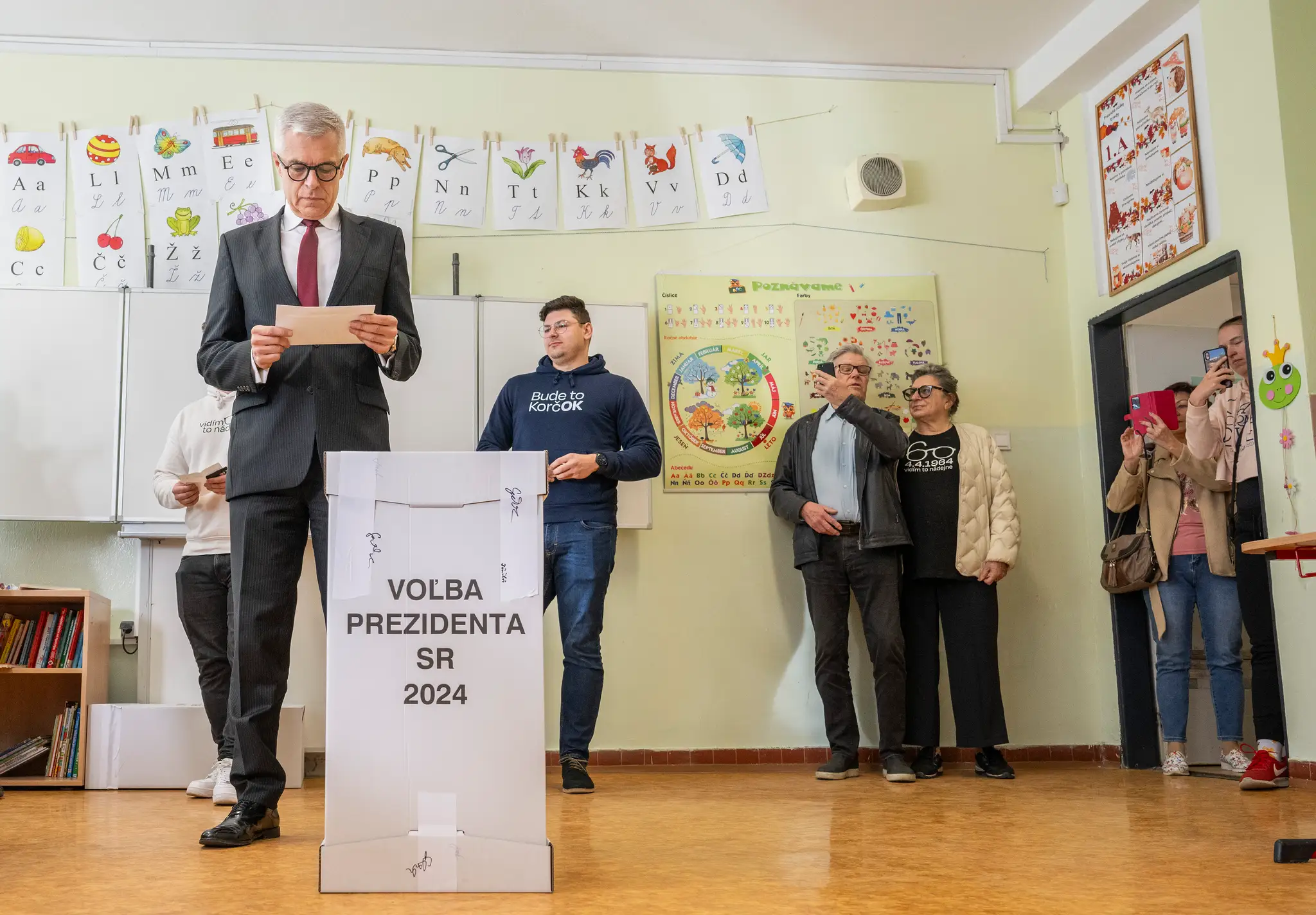 Ivan Korčok volil v Senci. 