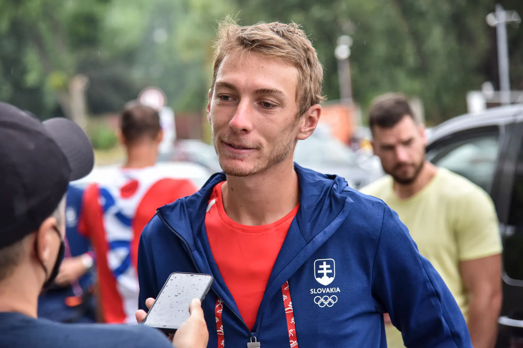 Na snímke slovenský tenista Lukáš Klein  