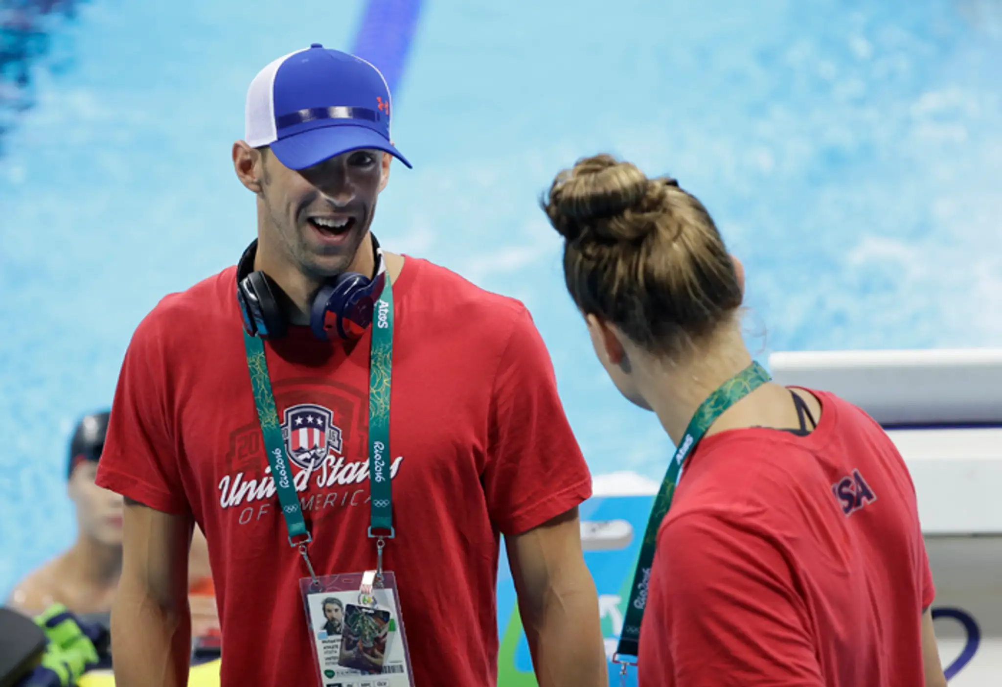 Americký plavec Michael Phelps v Riu.