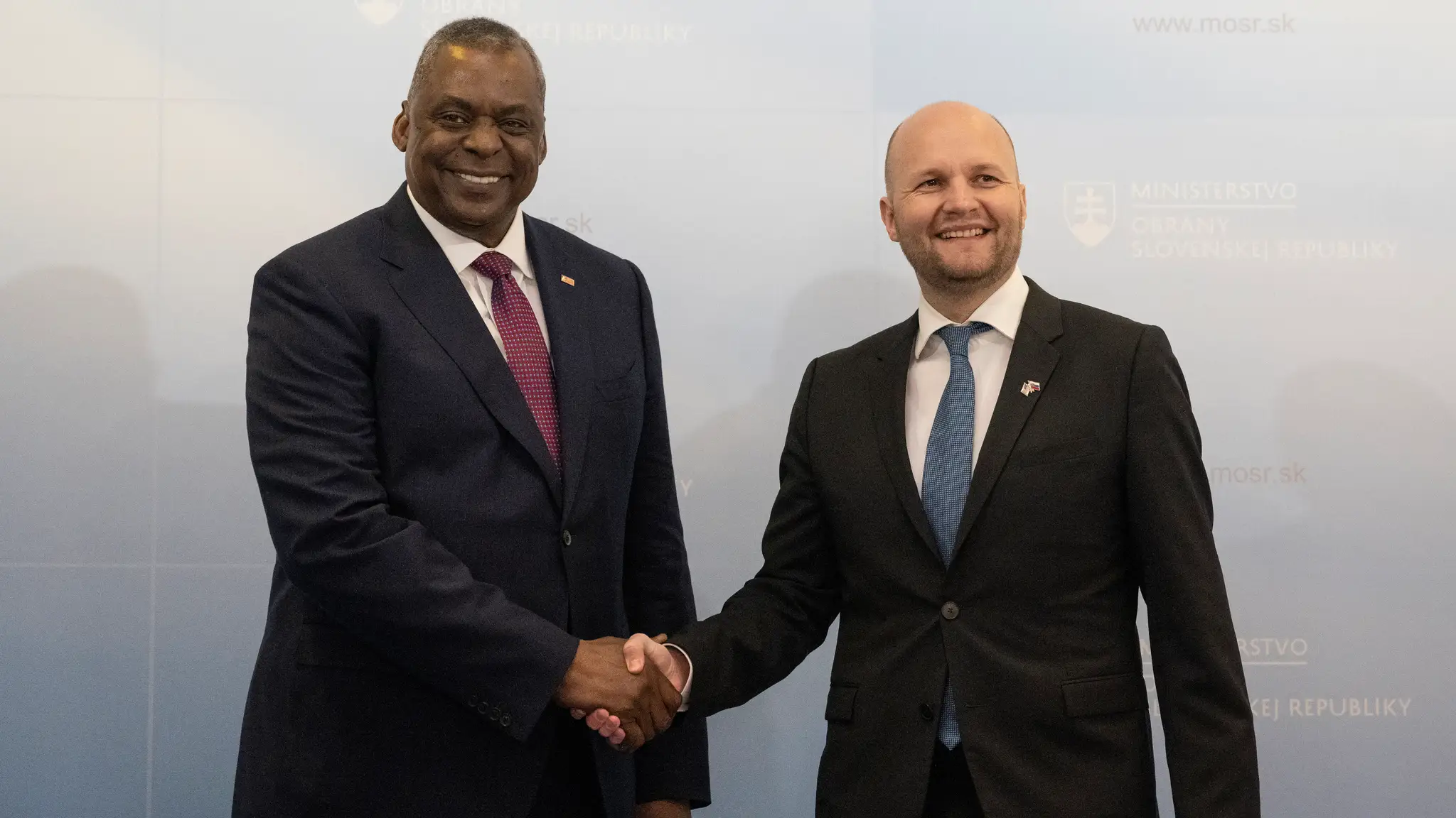 Lloyd Austin a Jaroslav Naď.