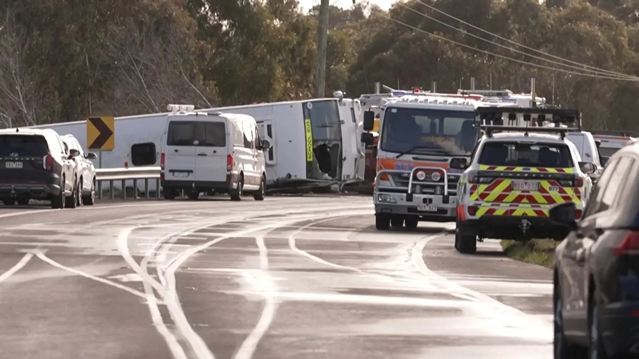 Nehoda autobusu v Austrálii