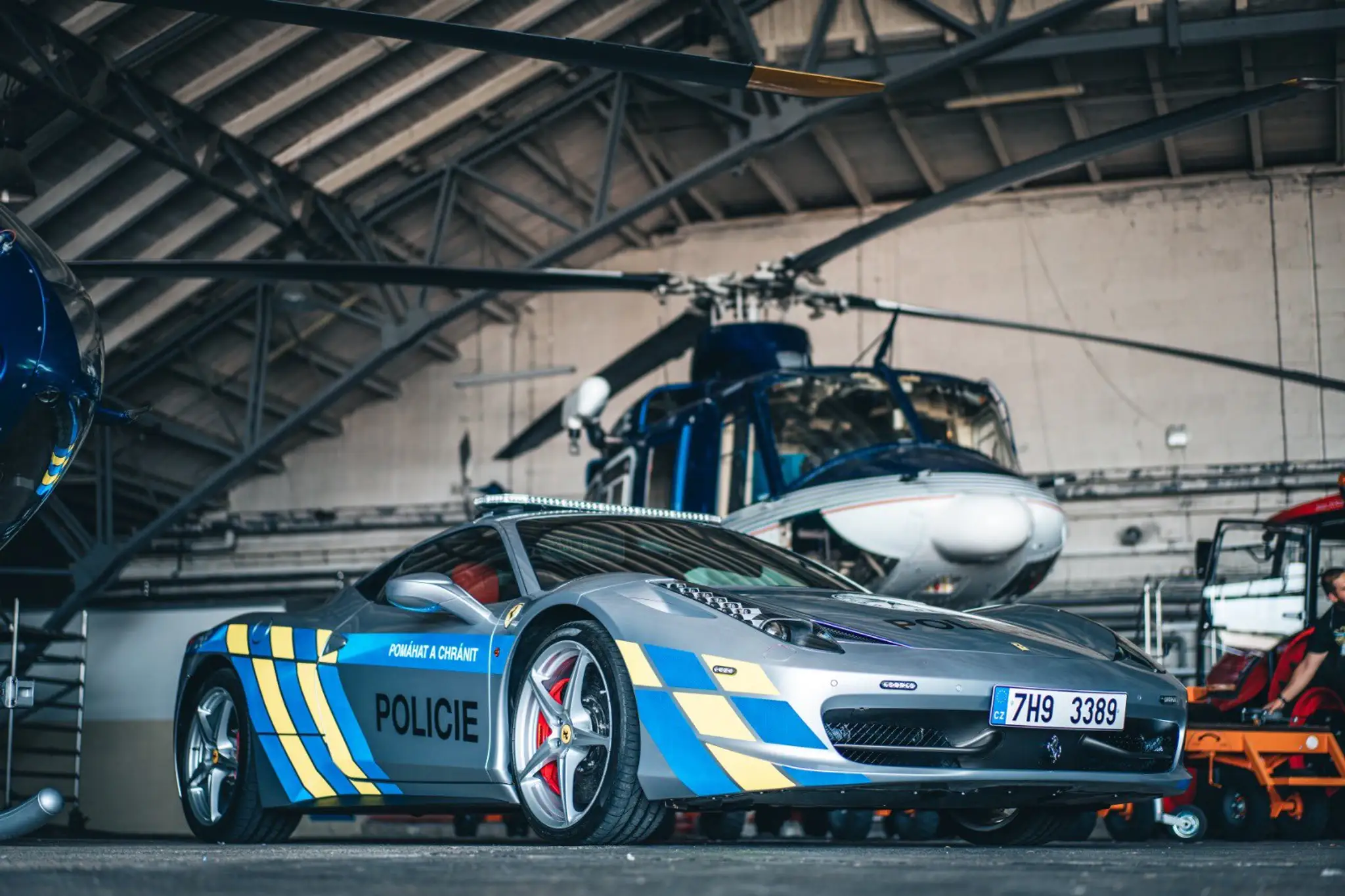 Ferrari českej polície.