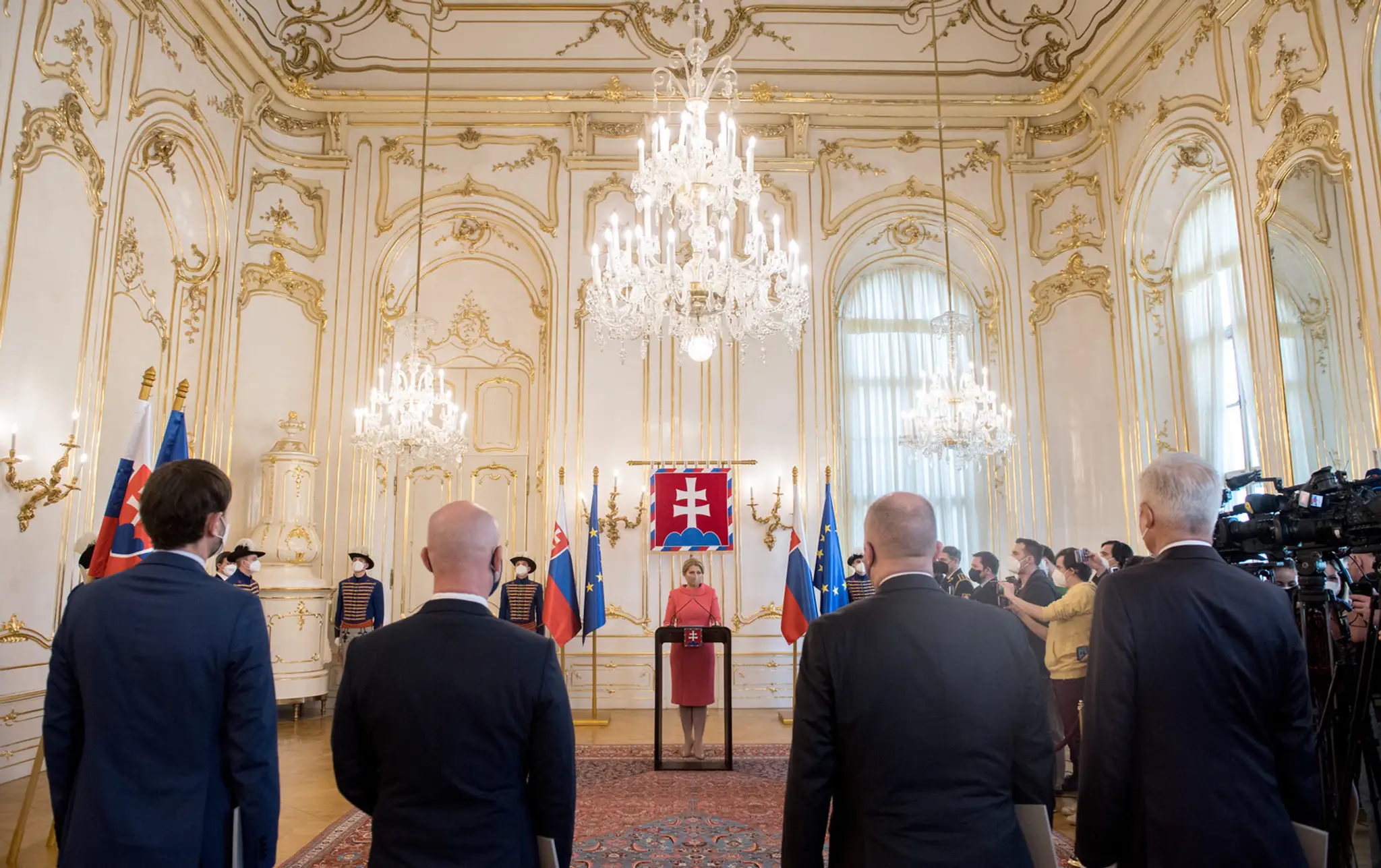 Prezidentka Zuzana Čaputová prijala demisiu Ivana Korčoka a Branislava Gröhlinga 