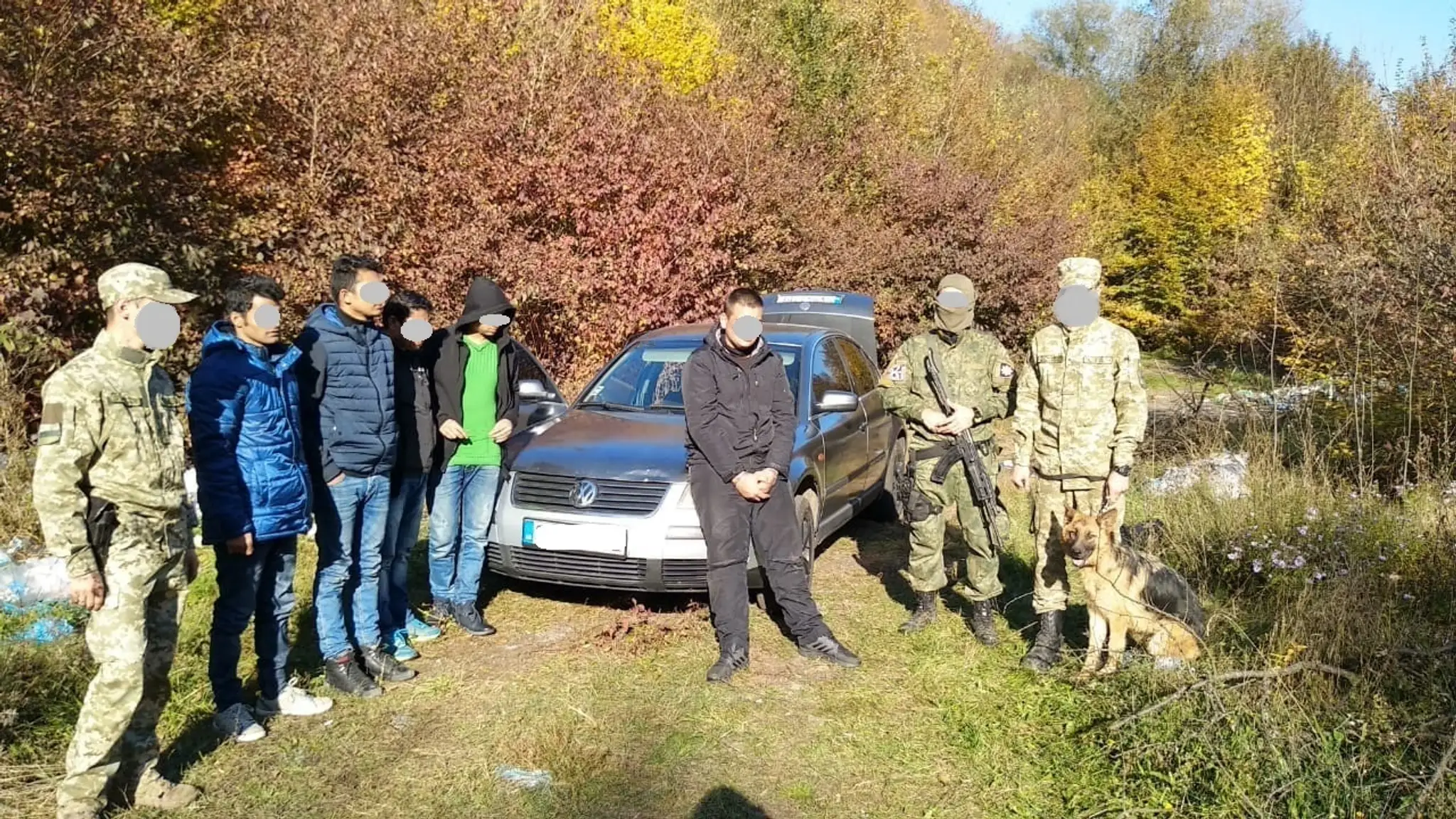 Miesto zásahu.
