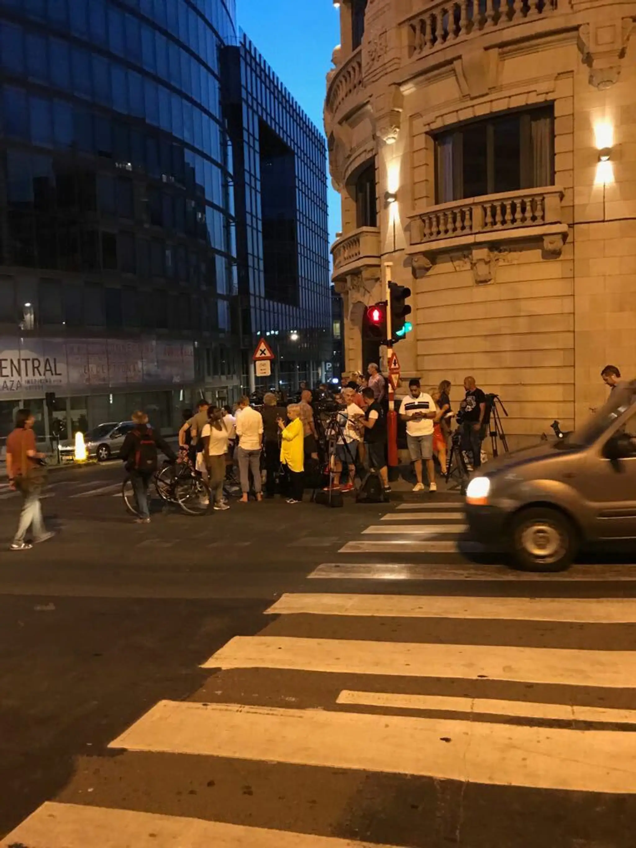 Okolie železničnej stanice v Bruseli