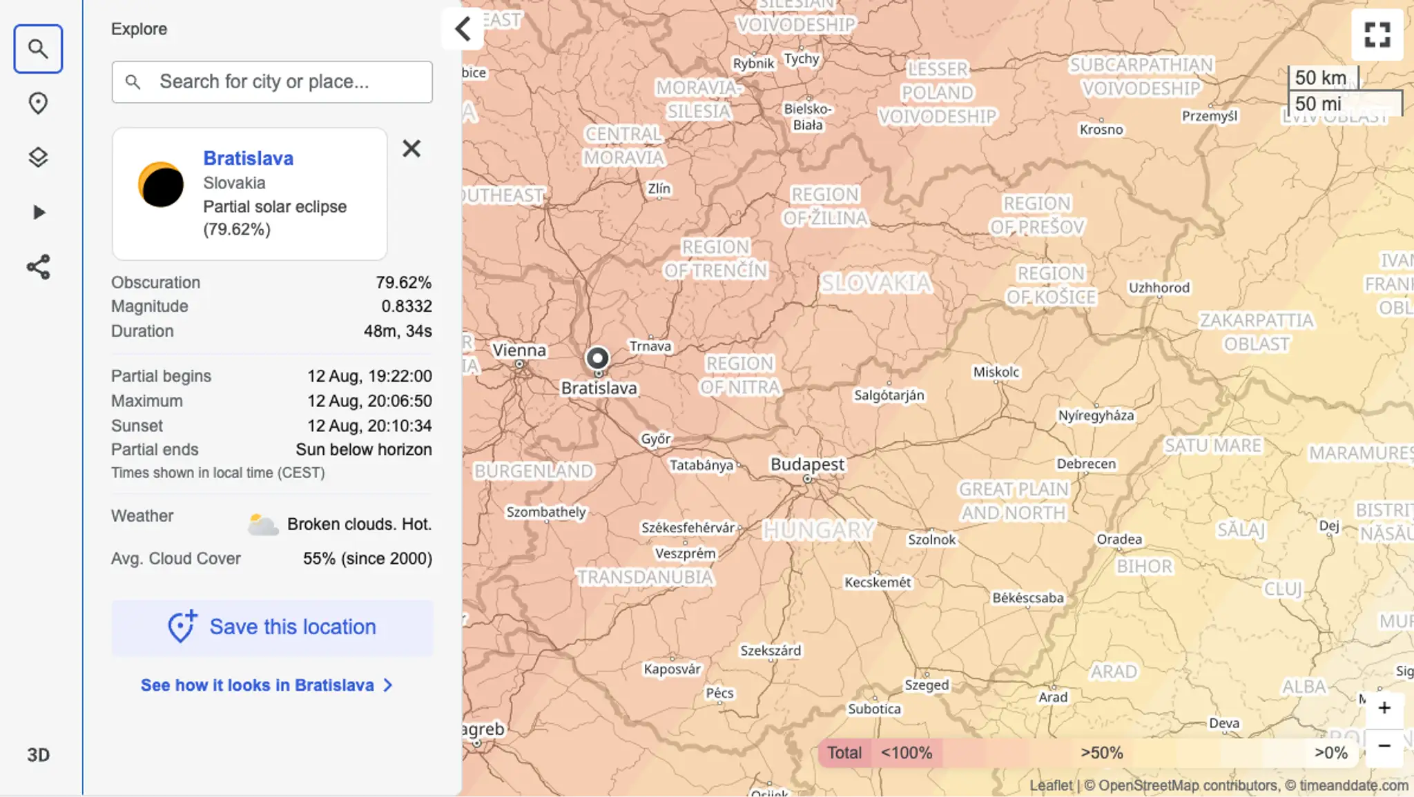 Interaktívna mapa