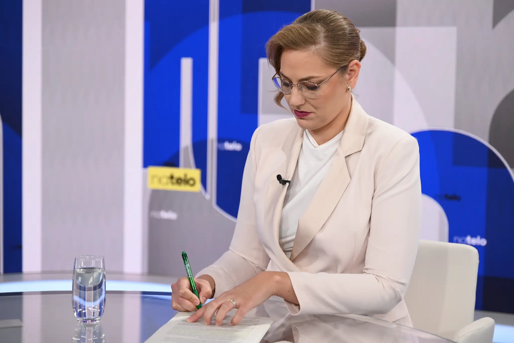 Moderátorka relácie Na telo Karolína Lacová