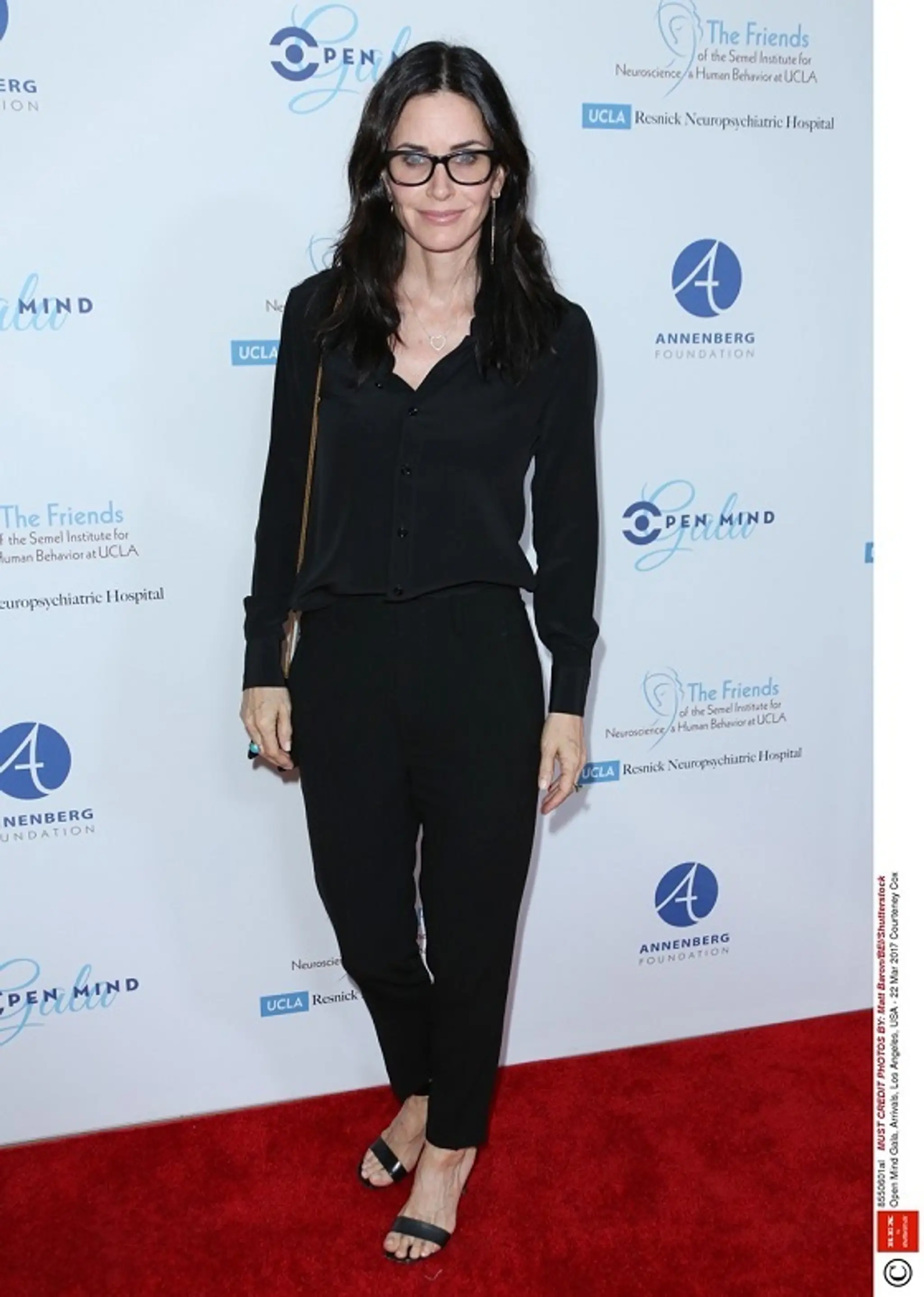 Courteney Cox na Open Mind Gala v Beverly Hills