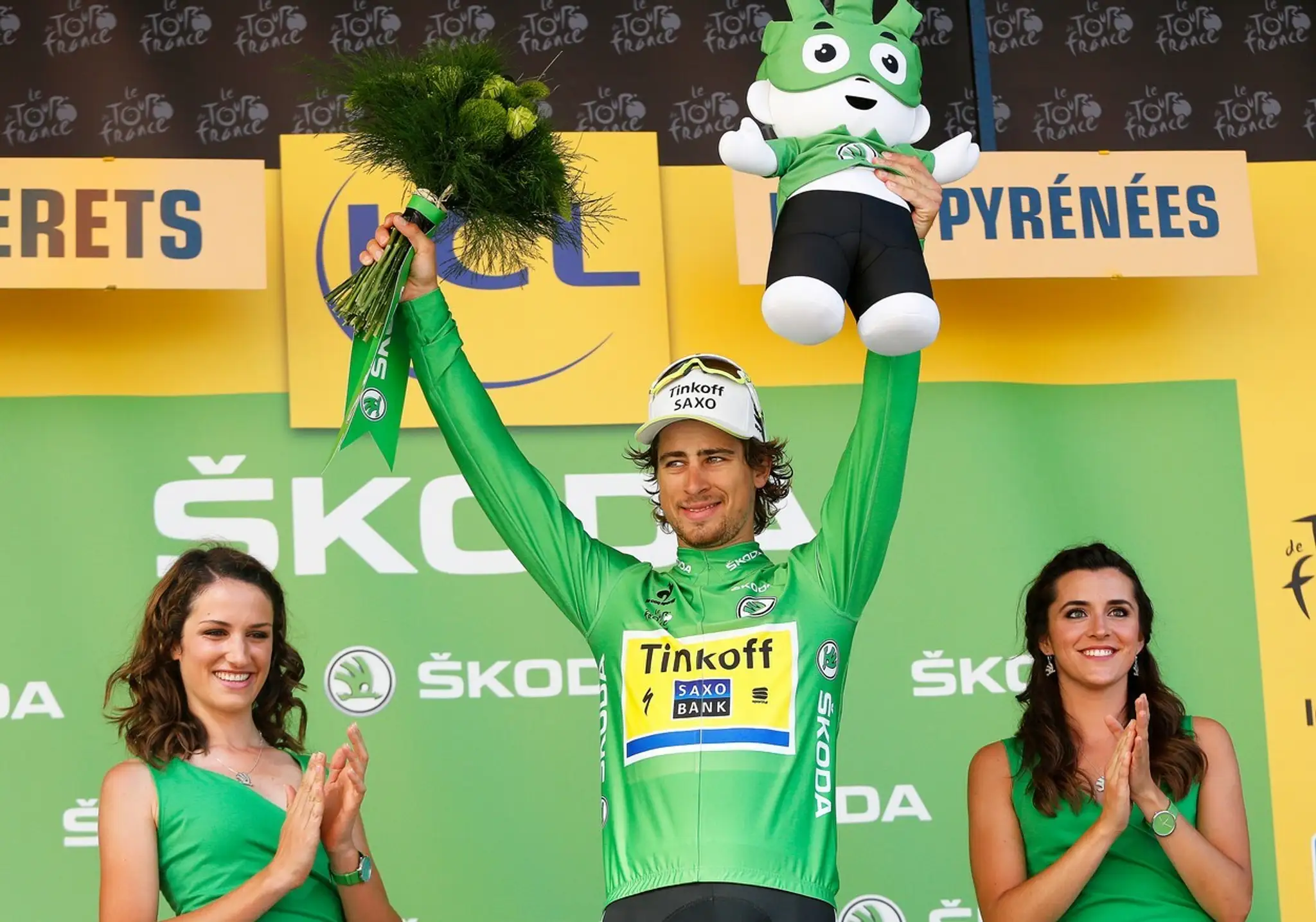 Sagan sa dnes obliekol do zeleného dresu na Tour de France.