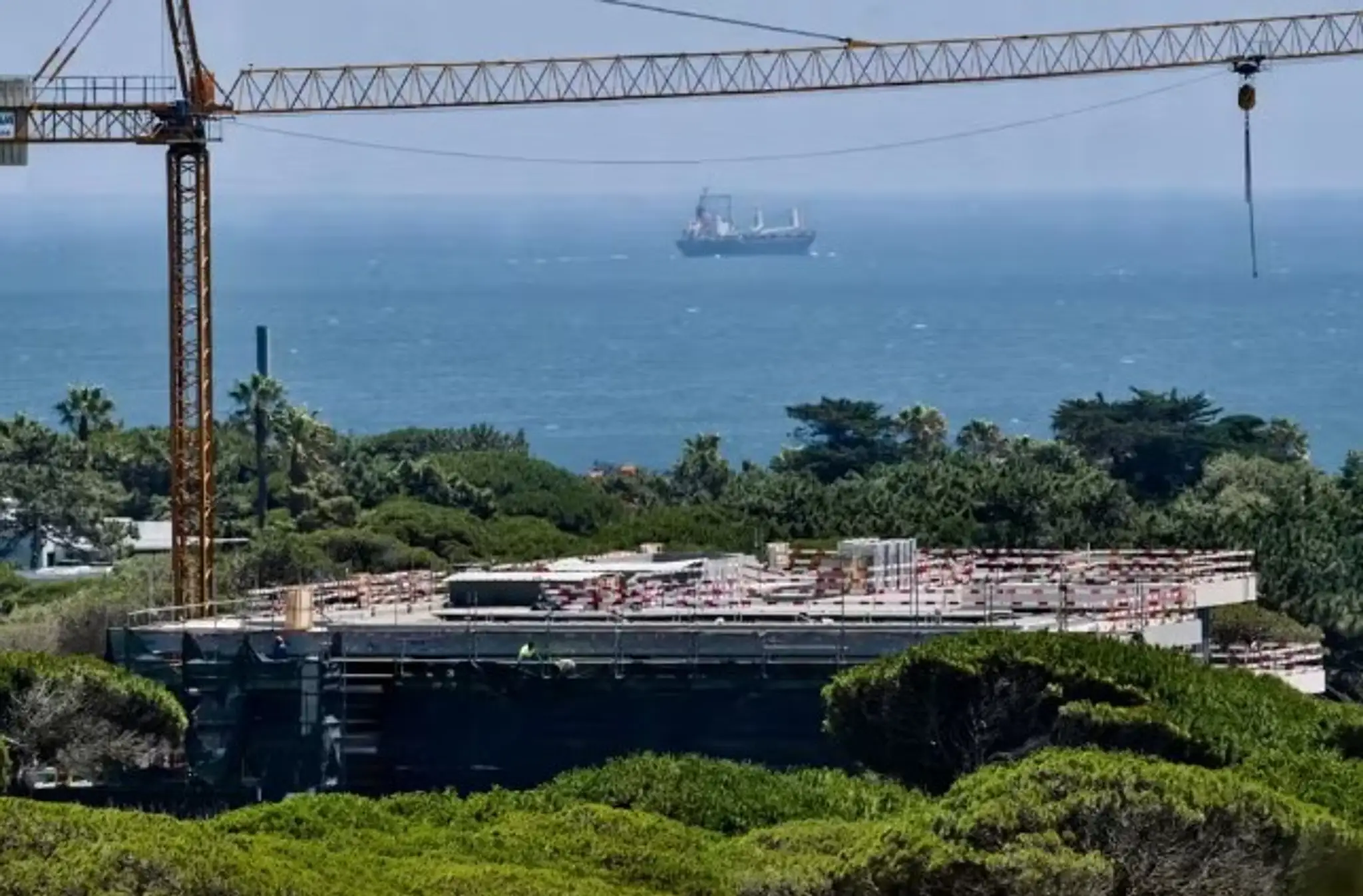 Rozostavaný dom Cristiana Ronalda v obci Cascais.
