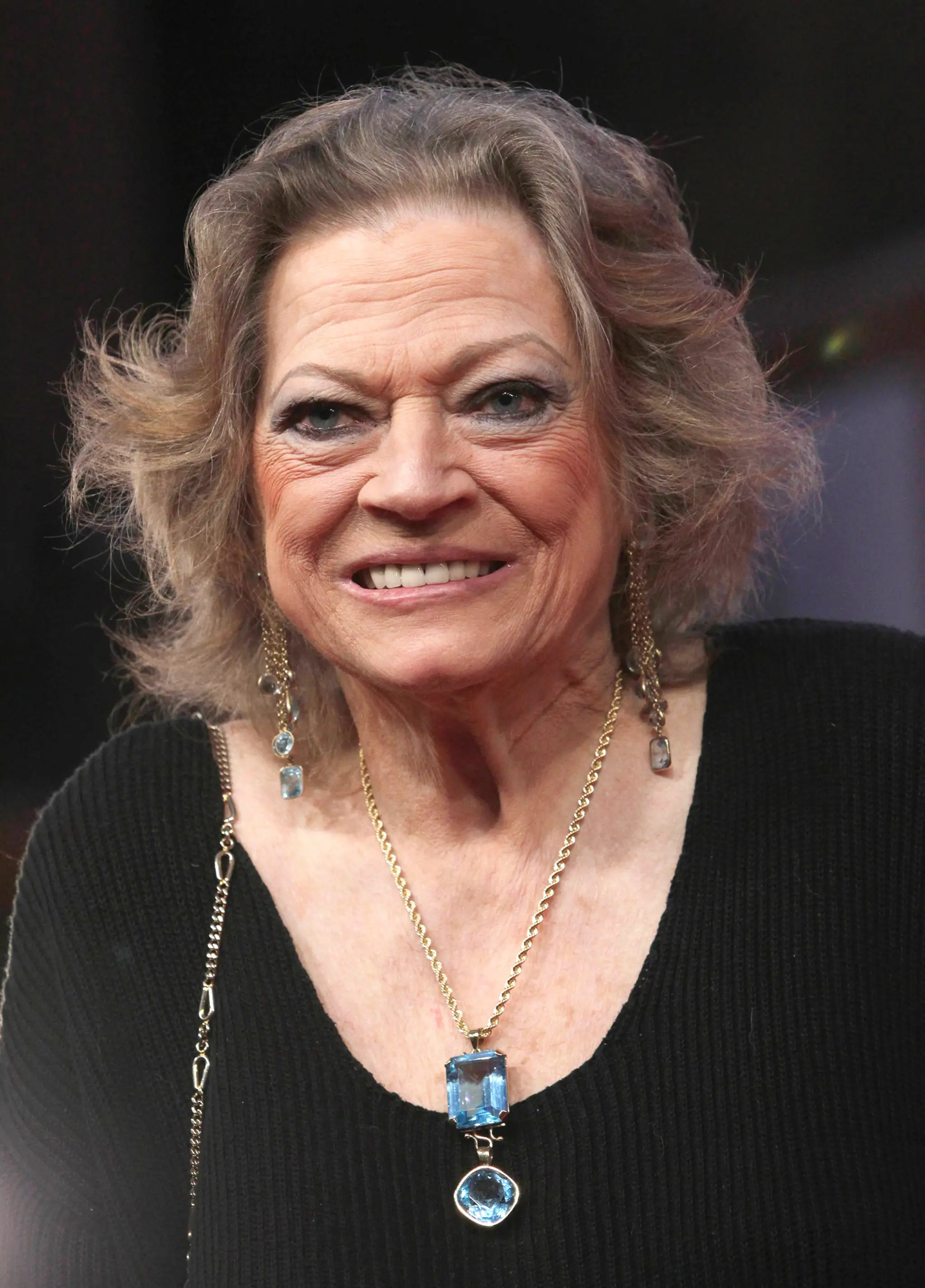 Anita Ekbergová na projekciu obnovenej verzie filmu Sladný život počas filmového festivalu v Ríme. (archív 2010)