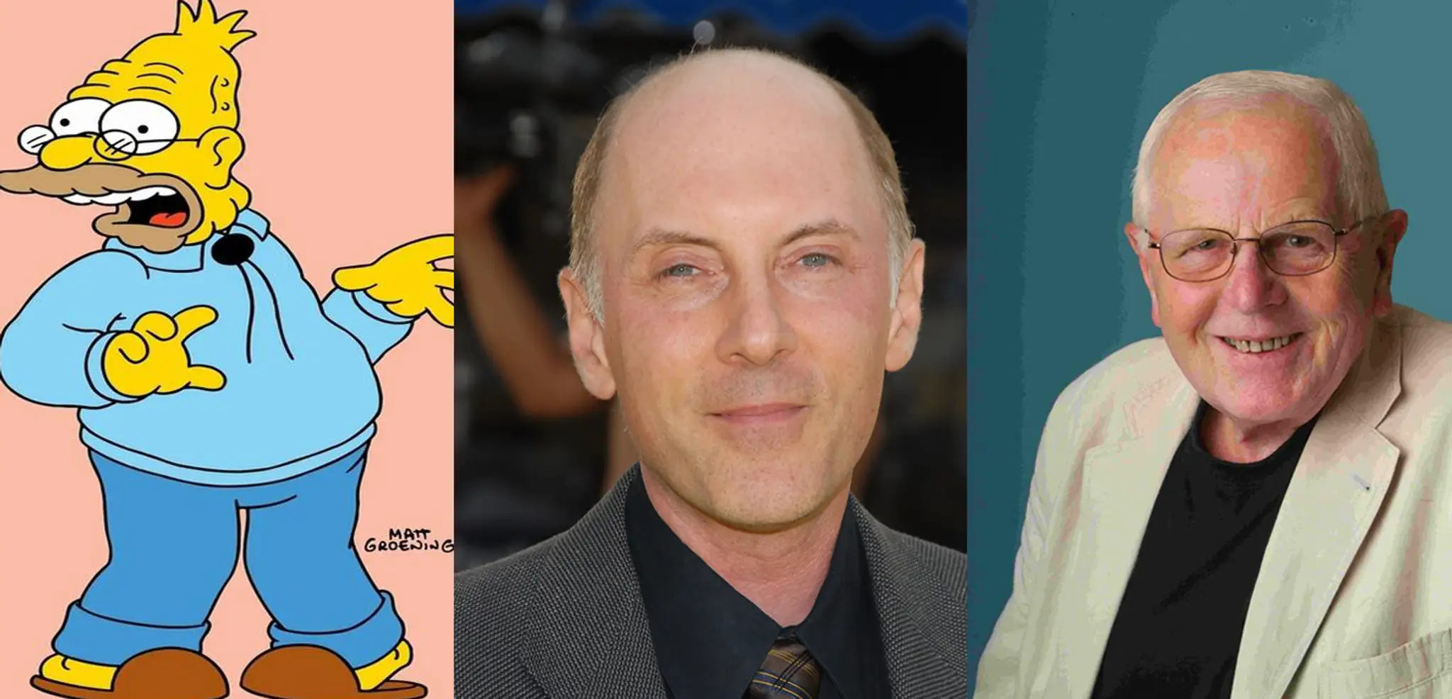 Abrahám Simpson, Dan Castellaneta a Dalimil Klapka.