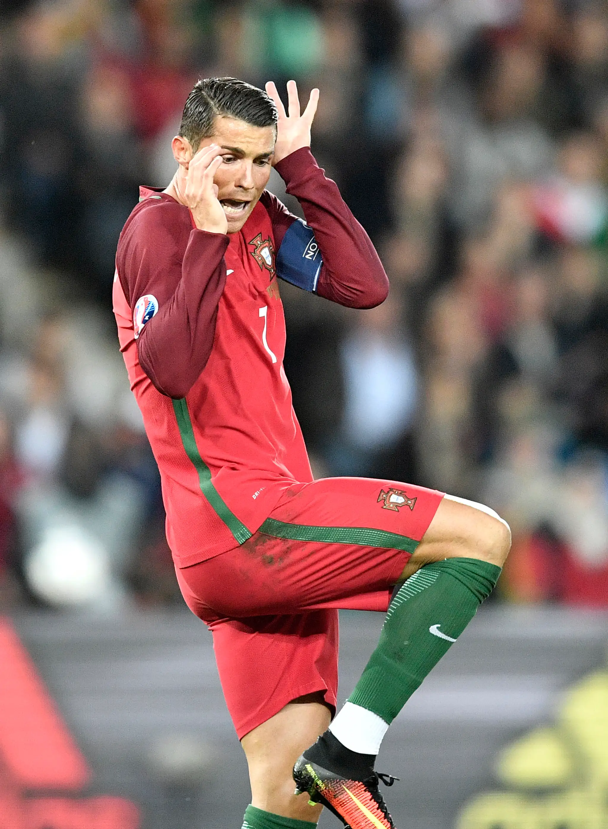 Snímky zo zápasu Portugalsko - Rakúsko