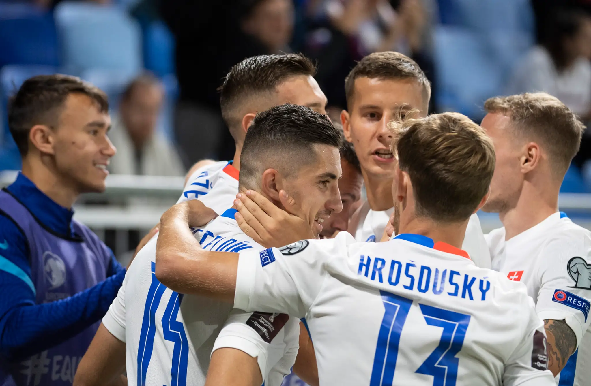 Gólová radosť Slovákov v kvalifikácii MS 2022 proti Cypru.