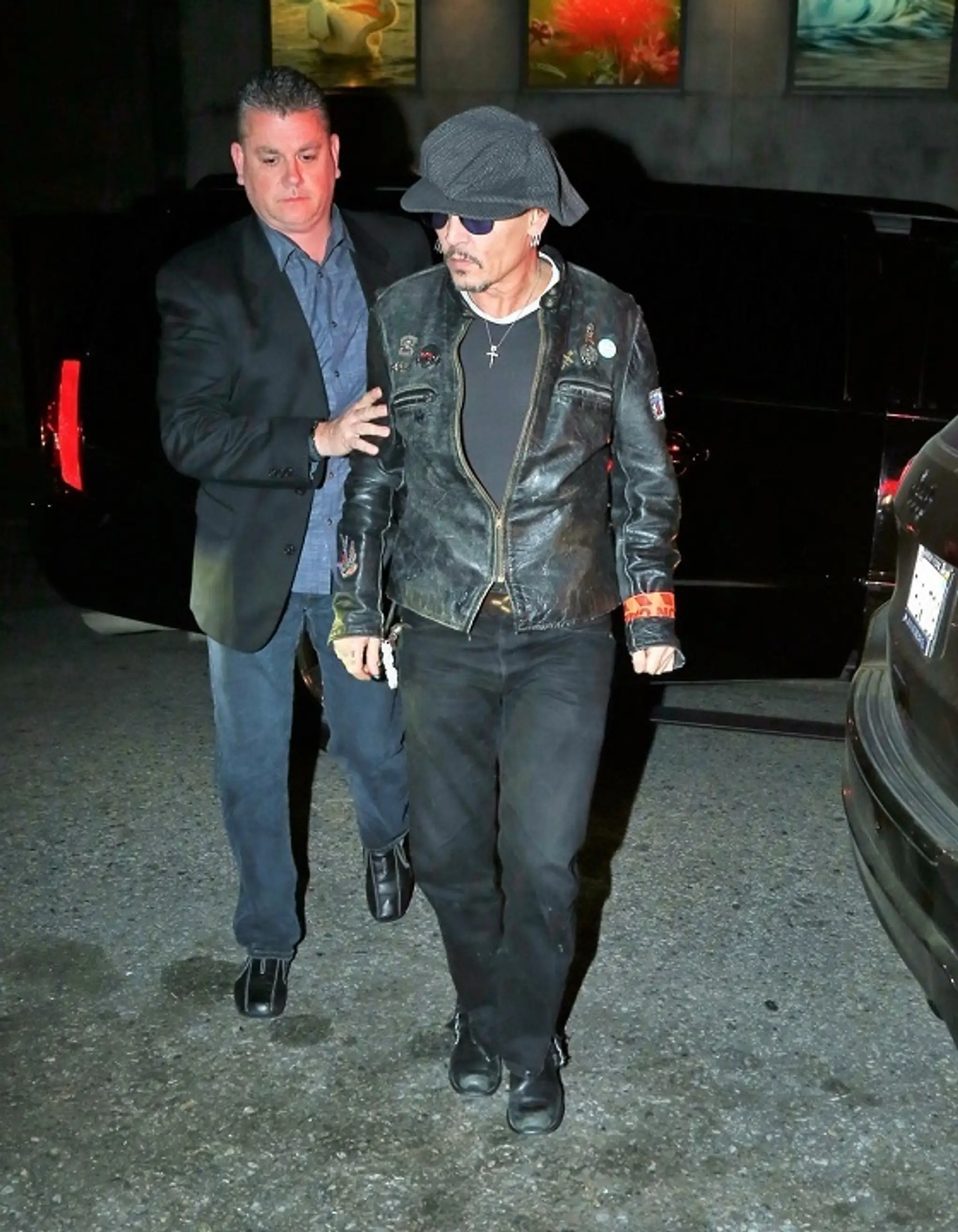 Johnny Depp na oslave narodenín Lady Gaga