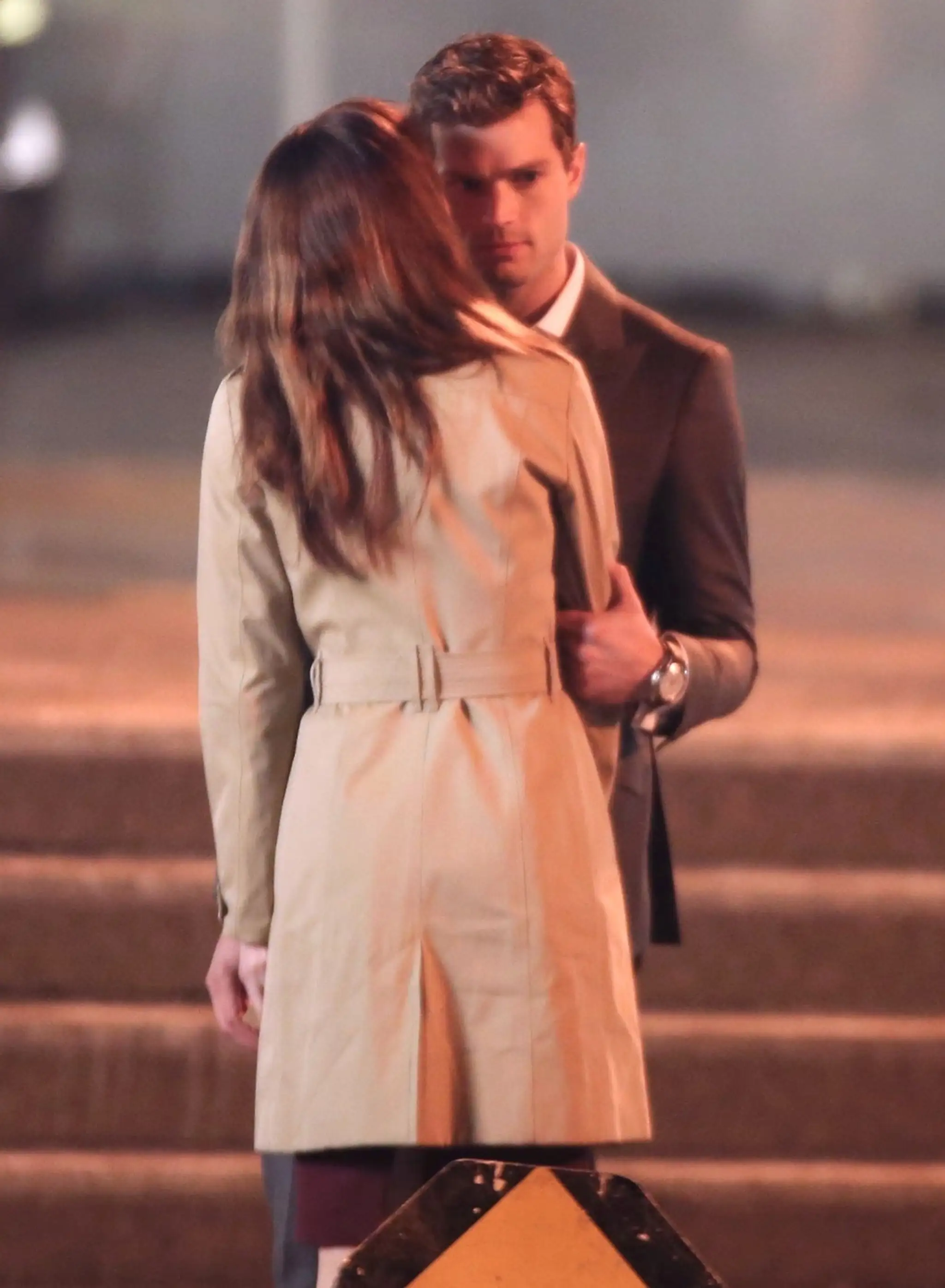 Jamie Dornan a Dakota Johnson na pľaci