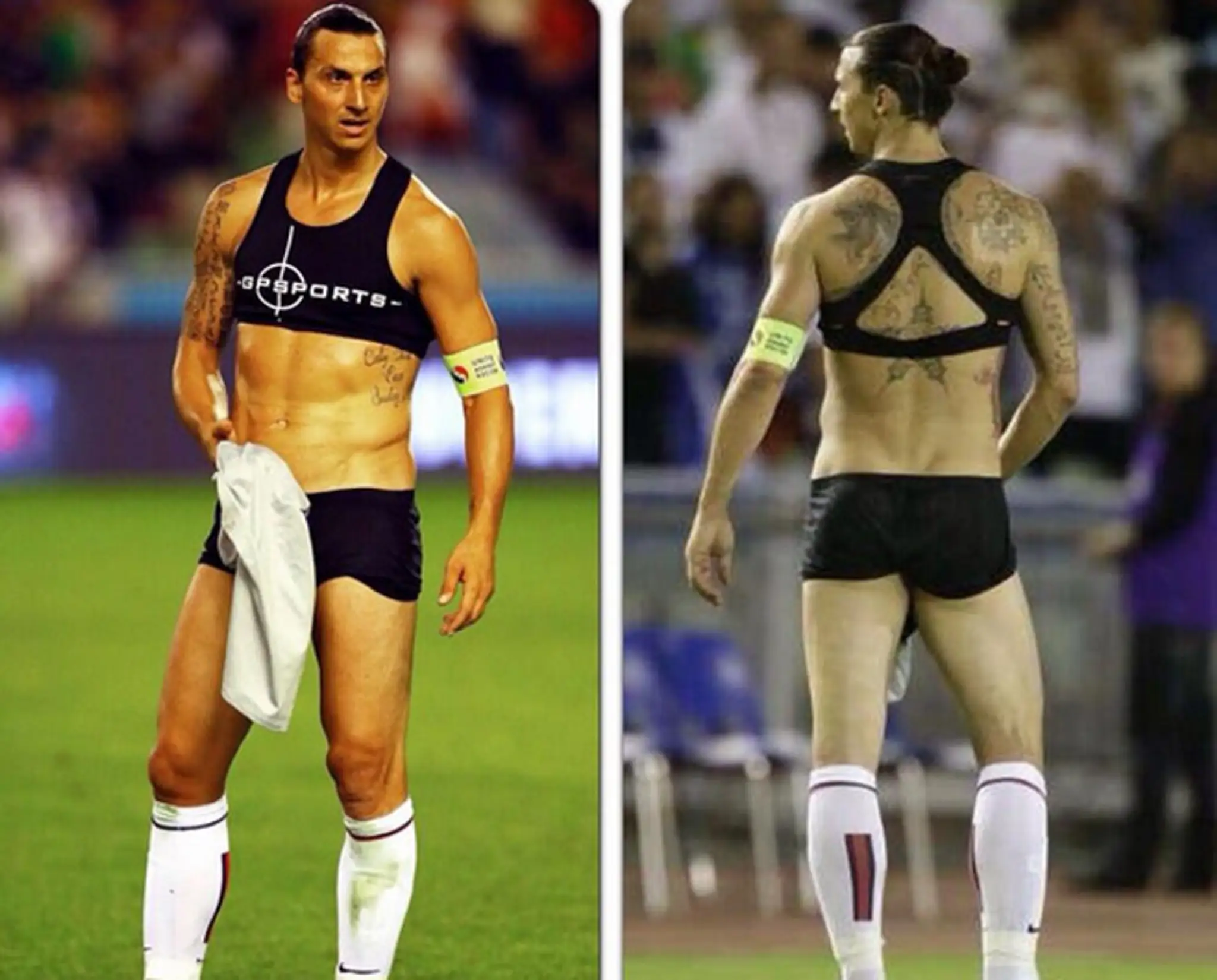 Zlatan Ibrahimovič v bikinách
