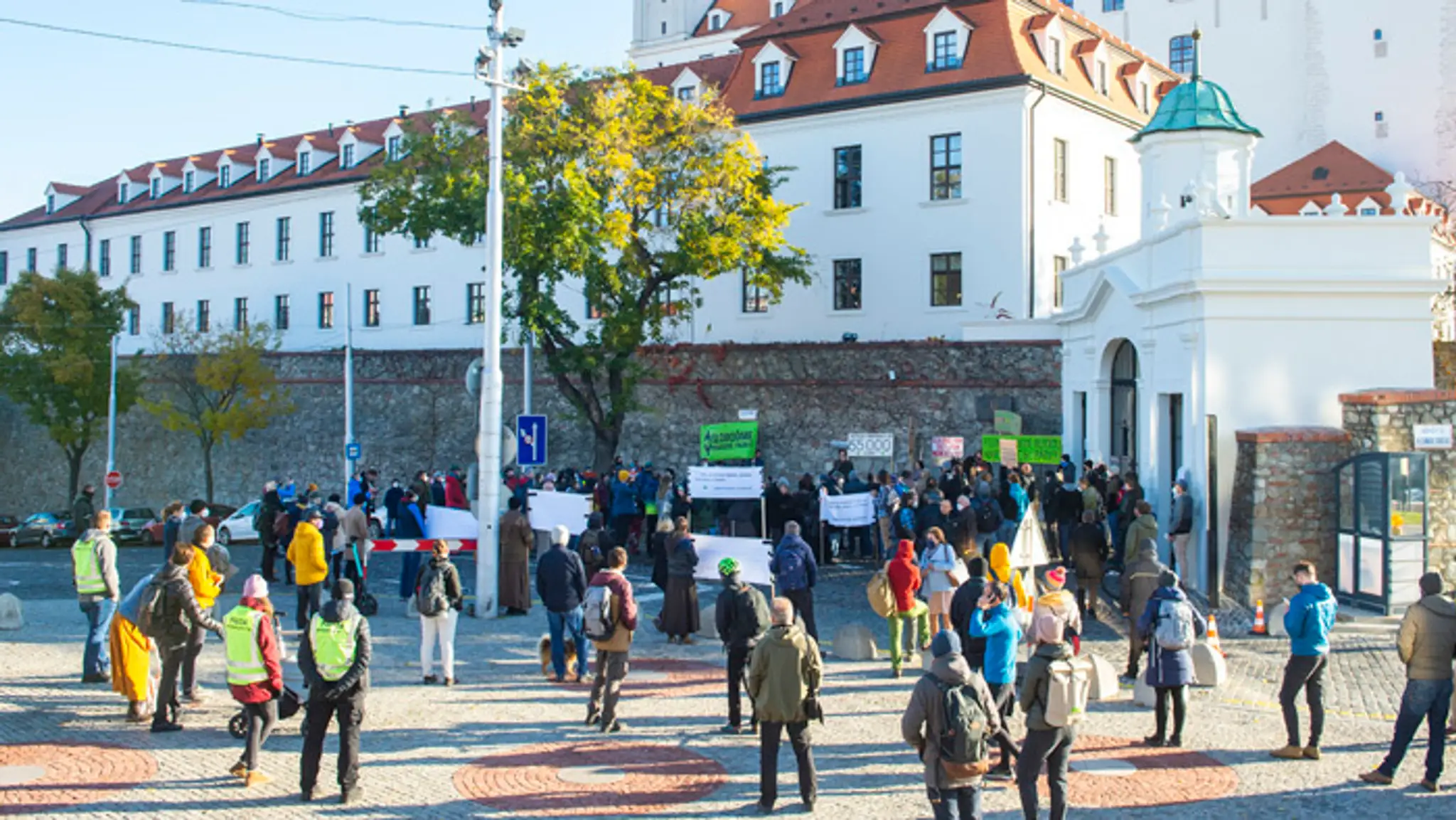 Protest proti blokovaniu reformy národných parkov.