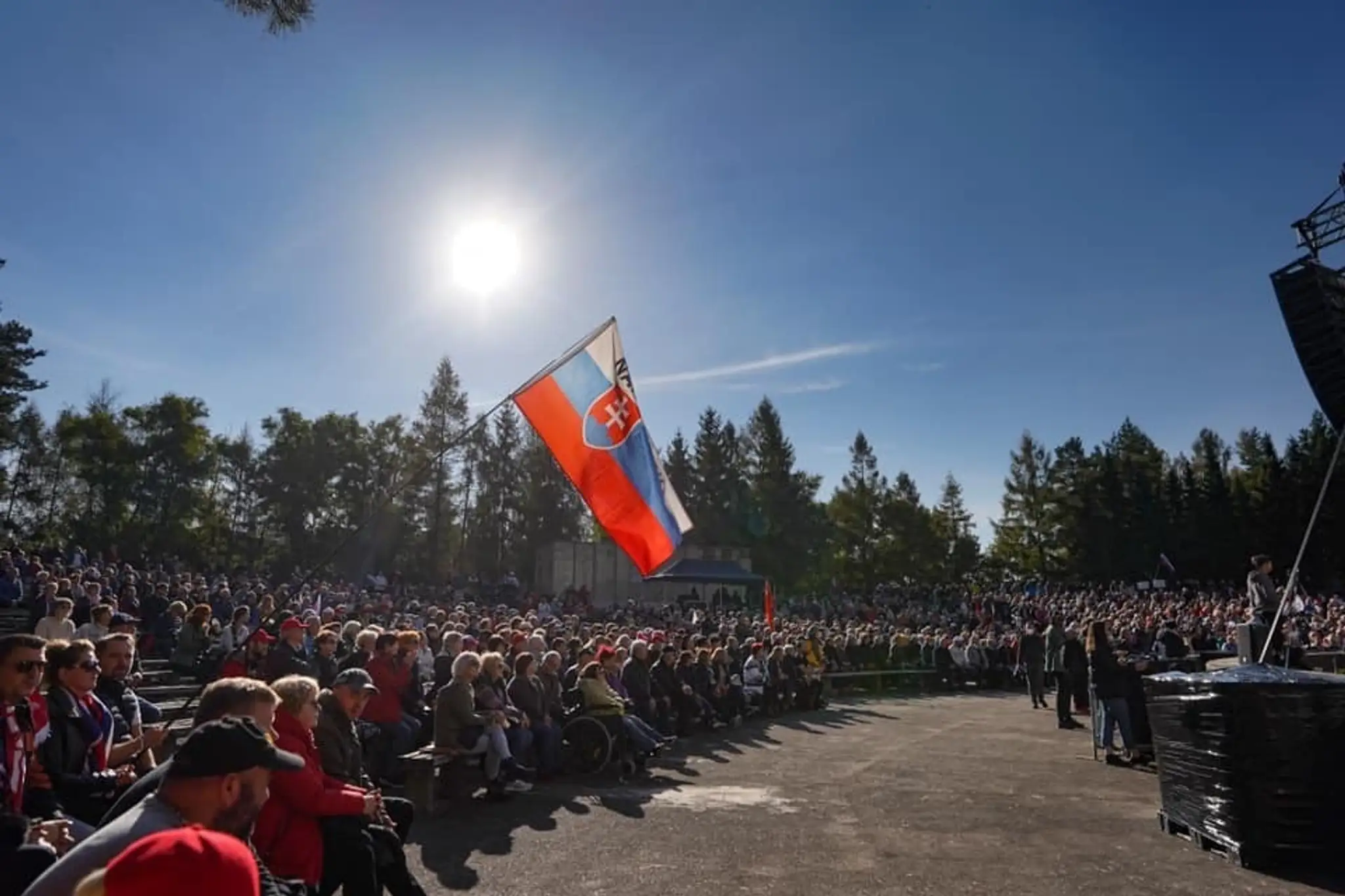 Protest Smeru v Rimavskej Sobote.