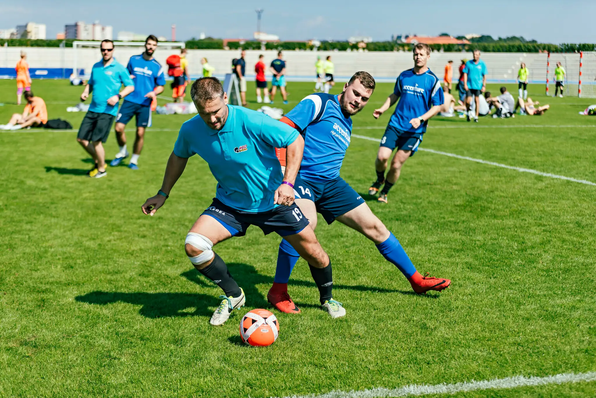 Futbalový turnaj na Slovenských firemných hrách.