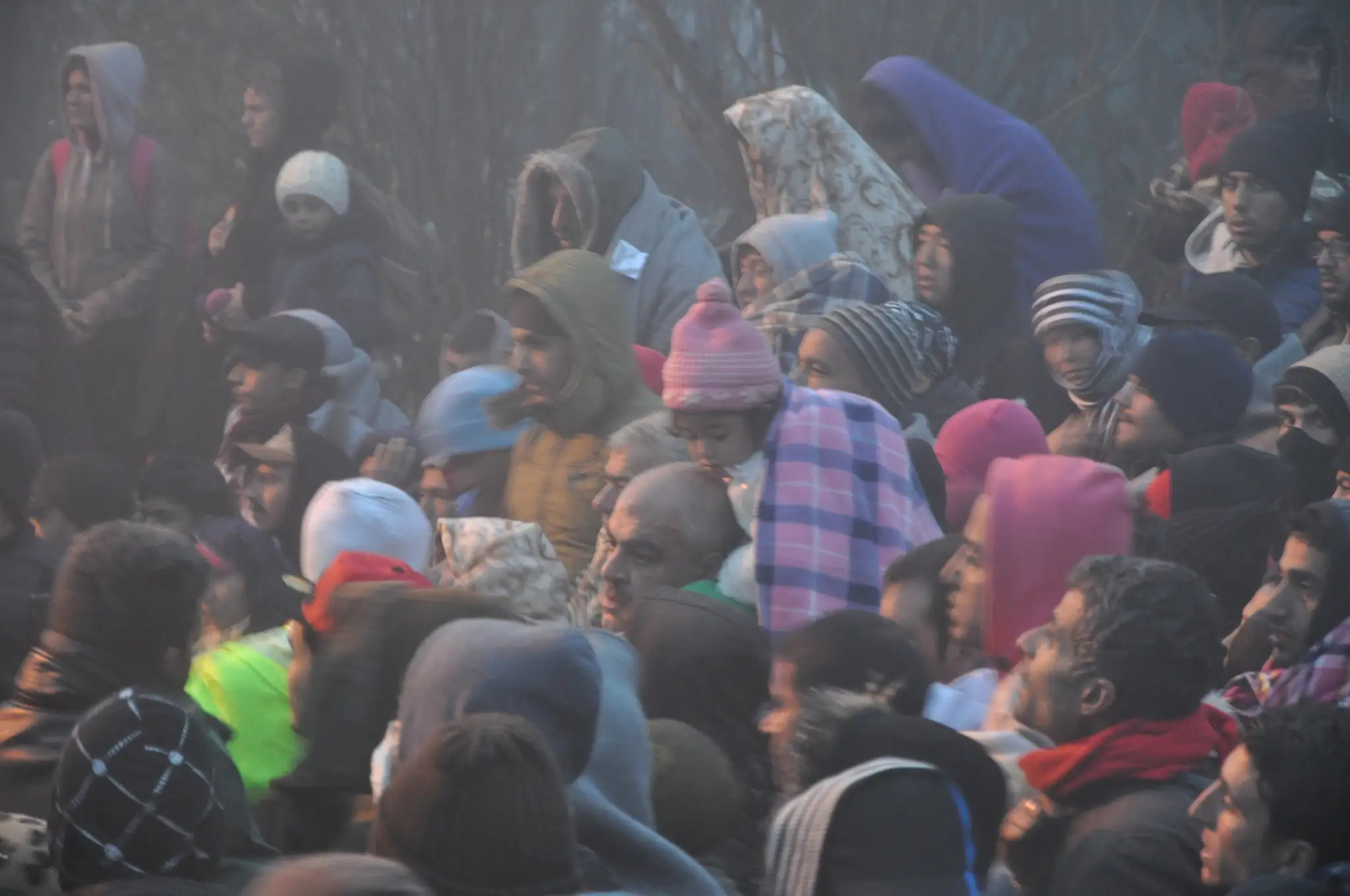 Migranti na srbsko-chorvátskych hraniciach