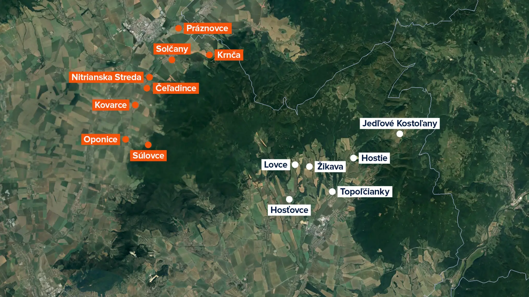 Obce, kde platí zákaz chodiť do lesa